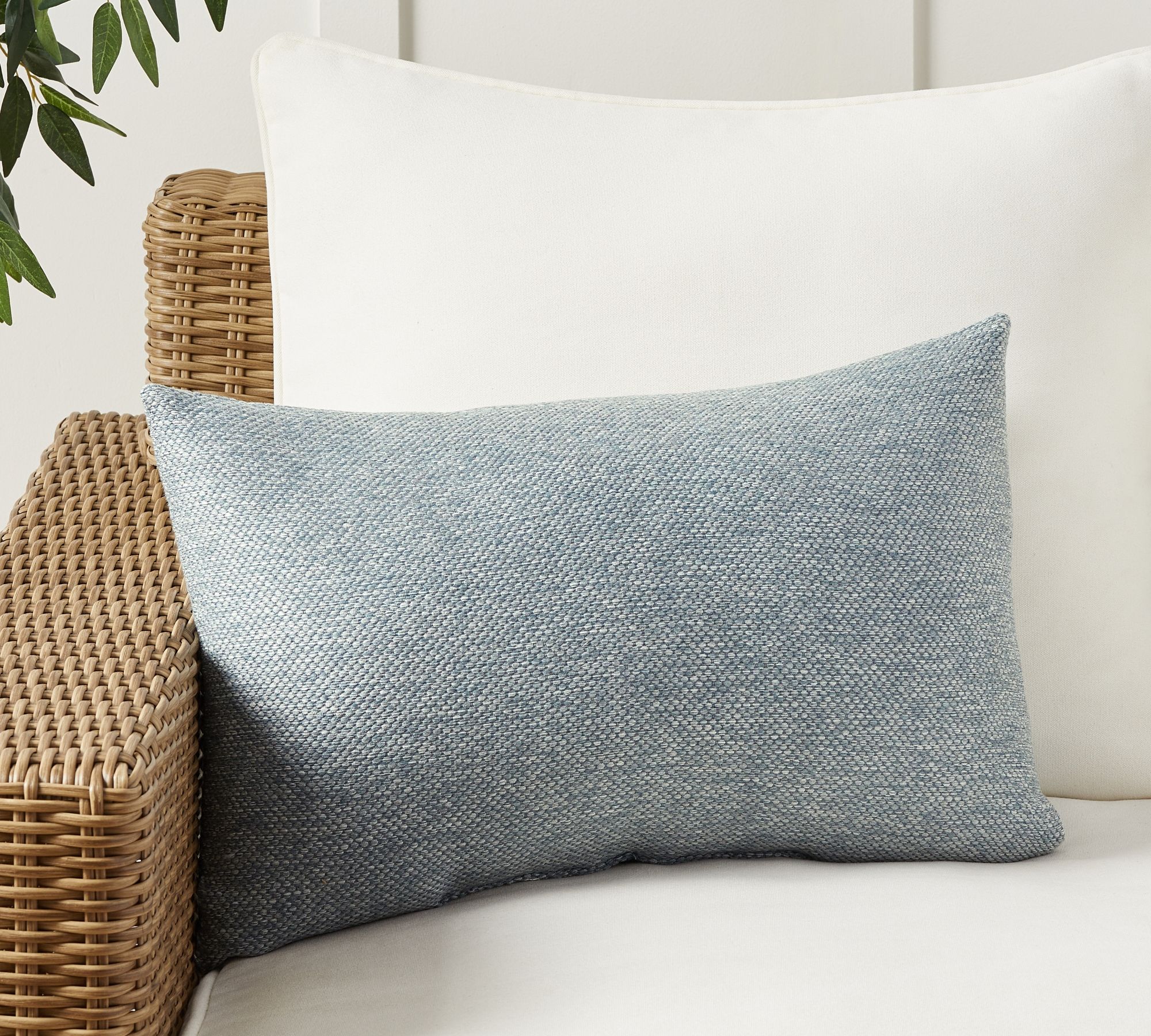 Sunbrella® Recycled Woven Outdoor Pillow