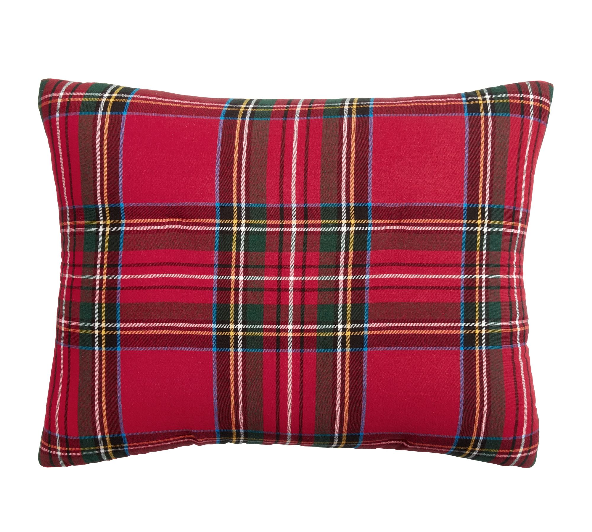 Stewart Plaid Flannel Reversible Comforter Sham