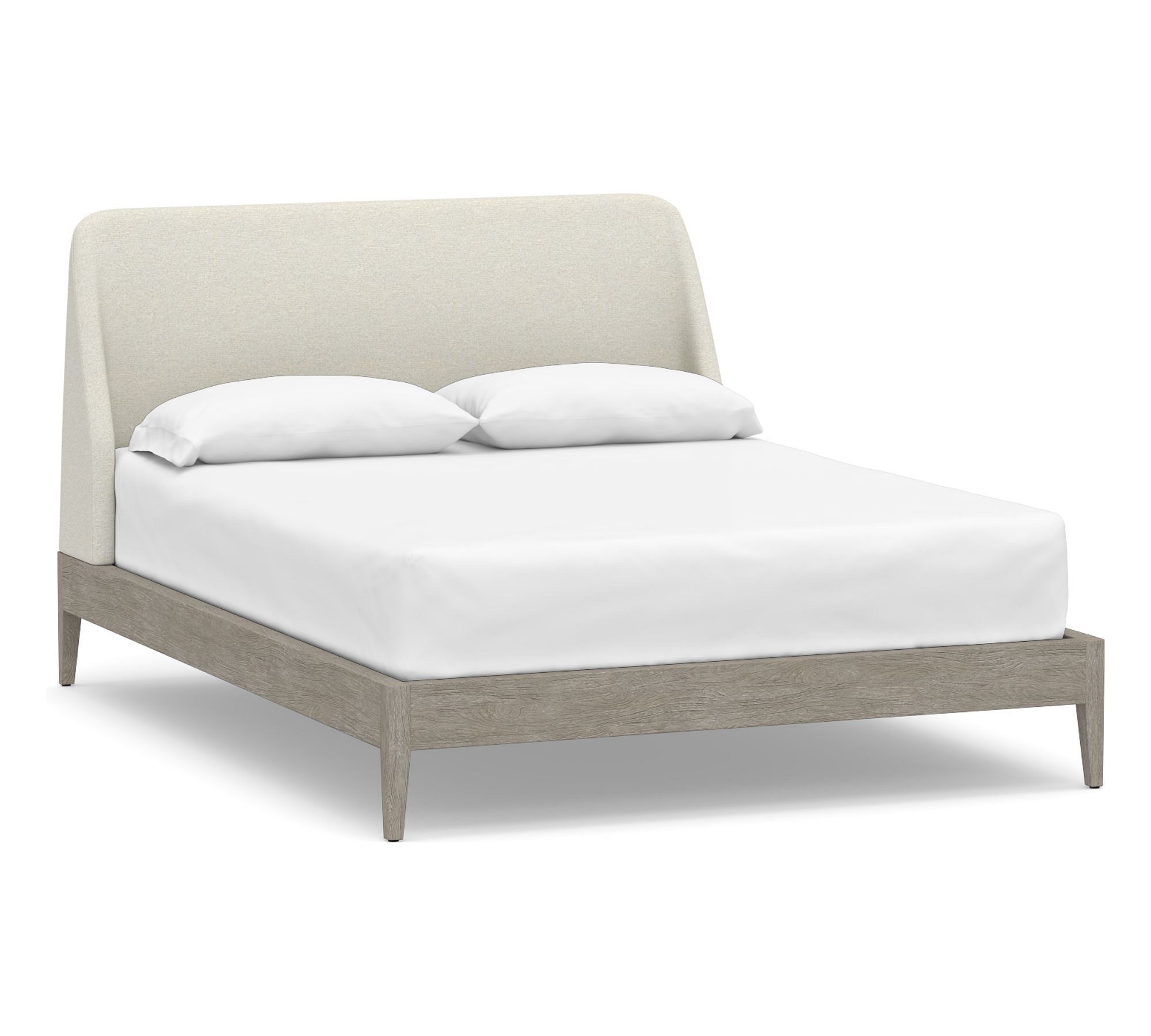 Layton Upholstered Platform Bed - Quick Ship