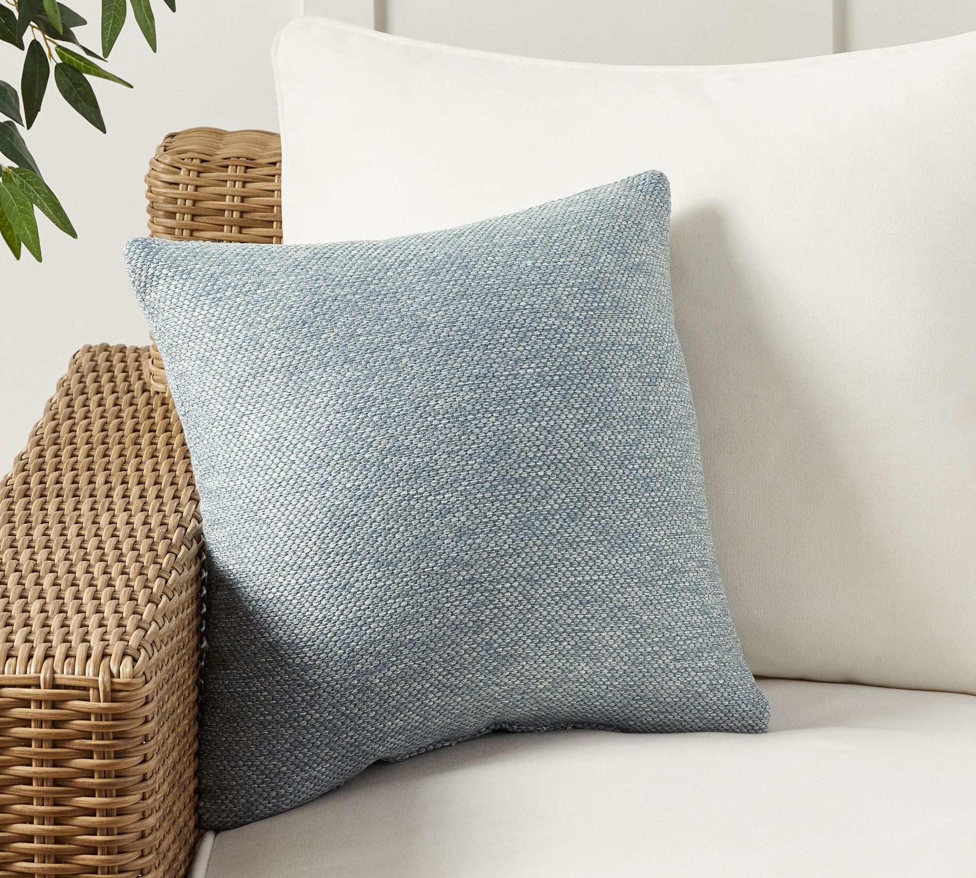 Sunbrella® Recycled Woven Outdoor Pillow