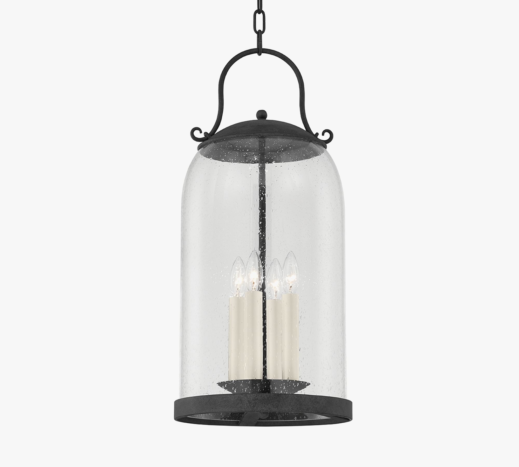 Clift Outdoor Iron Pendant (12")