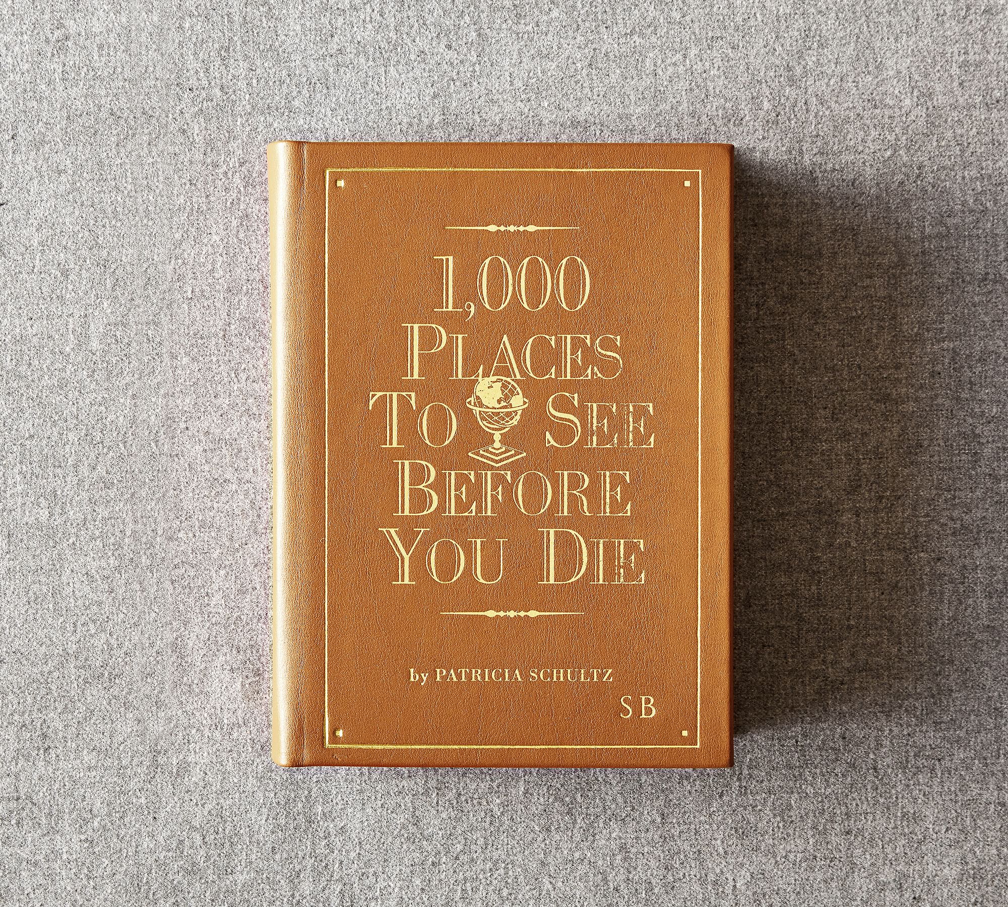 1,000 Places To See Before You Die Leather-Bound Book