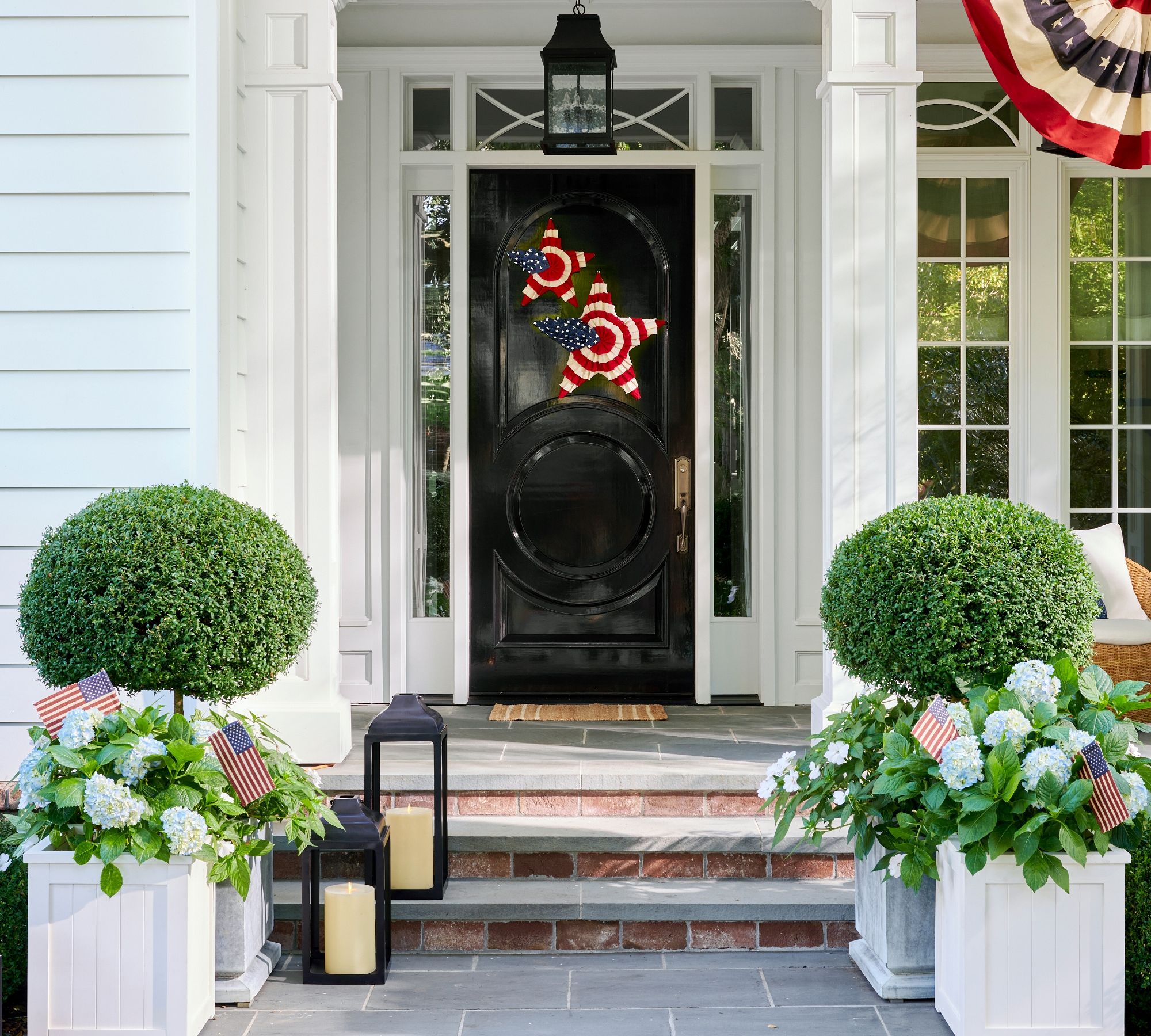 Liberty Outdoor Burlap Star