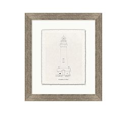 Lighthouse At Pigeon Point Framed Print