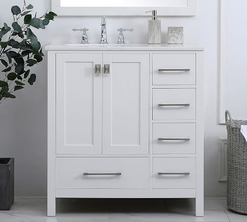 32 inch bathroom vanity with drawers discount