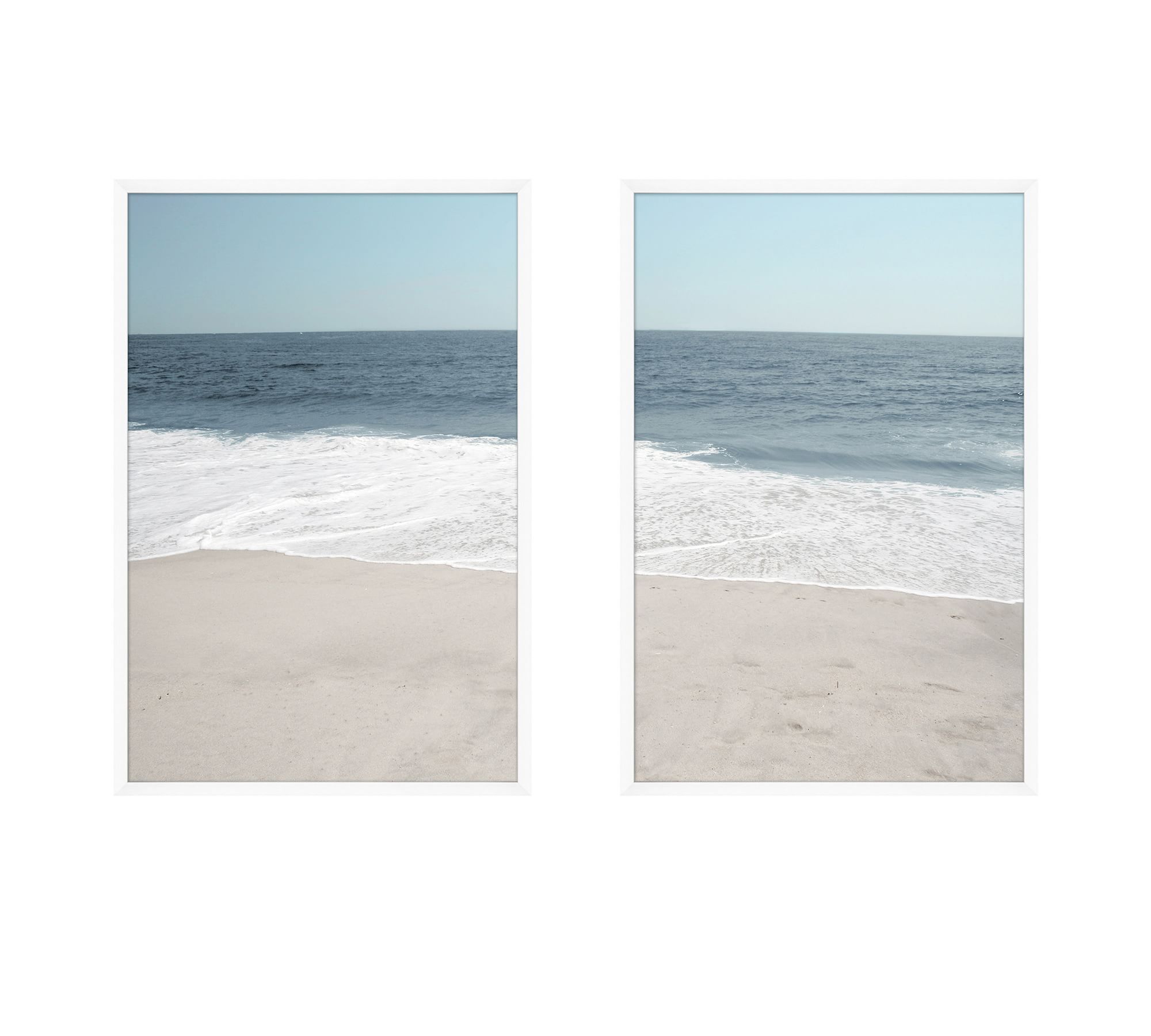 Coastal Diptych Framed Print