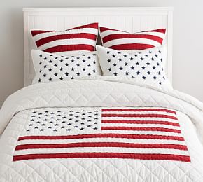 Americana Handcrafted Cotton Quilt | Pottery Barn