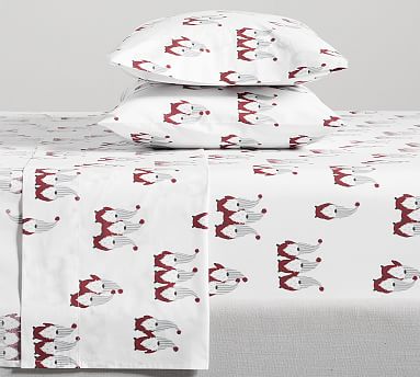 Gnome Organic Cotton Sheet Set Pottery Barn