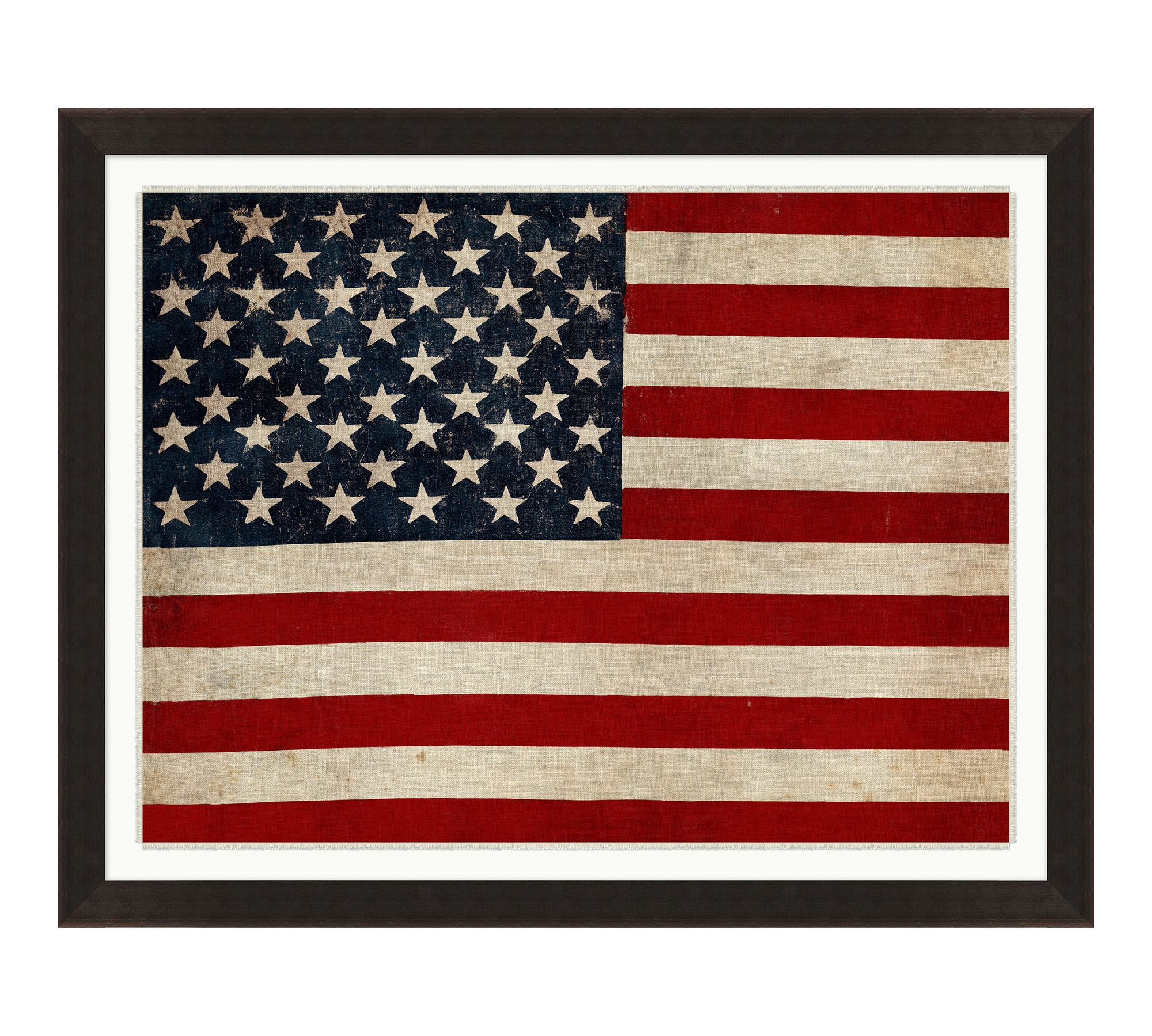 Stars And Stripes Framed Print