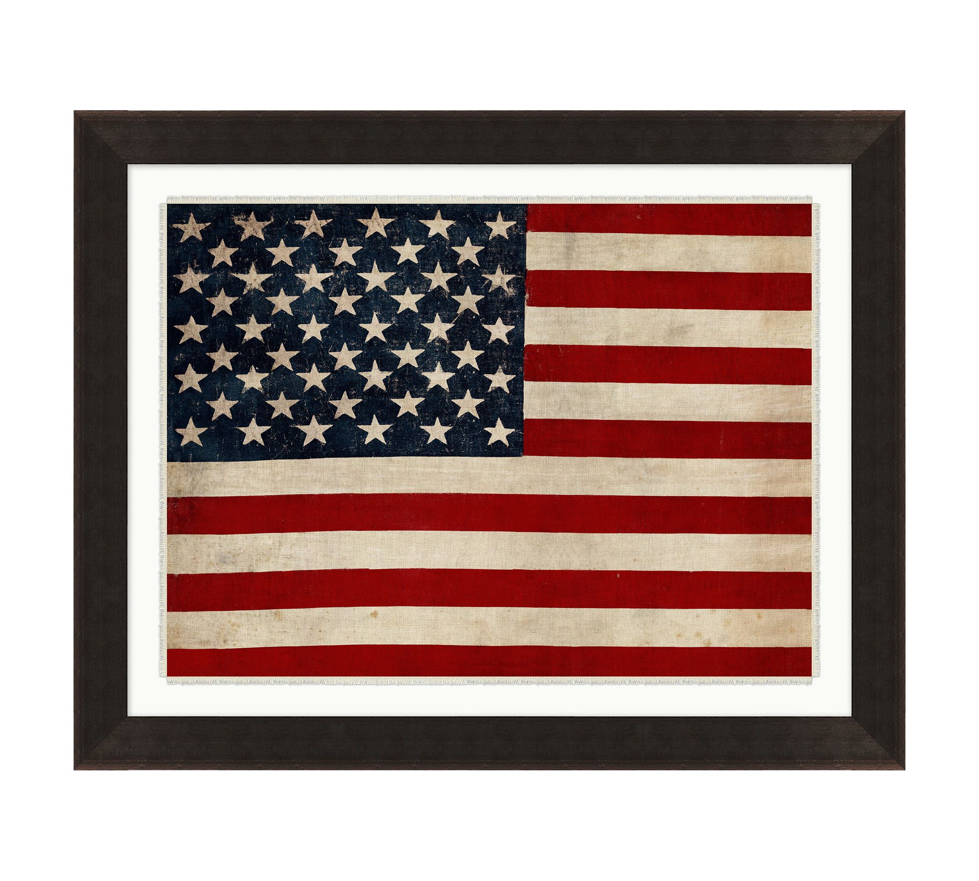 Stars And Stripes Framed Print