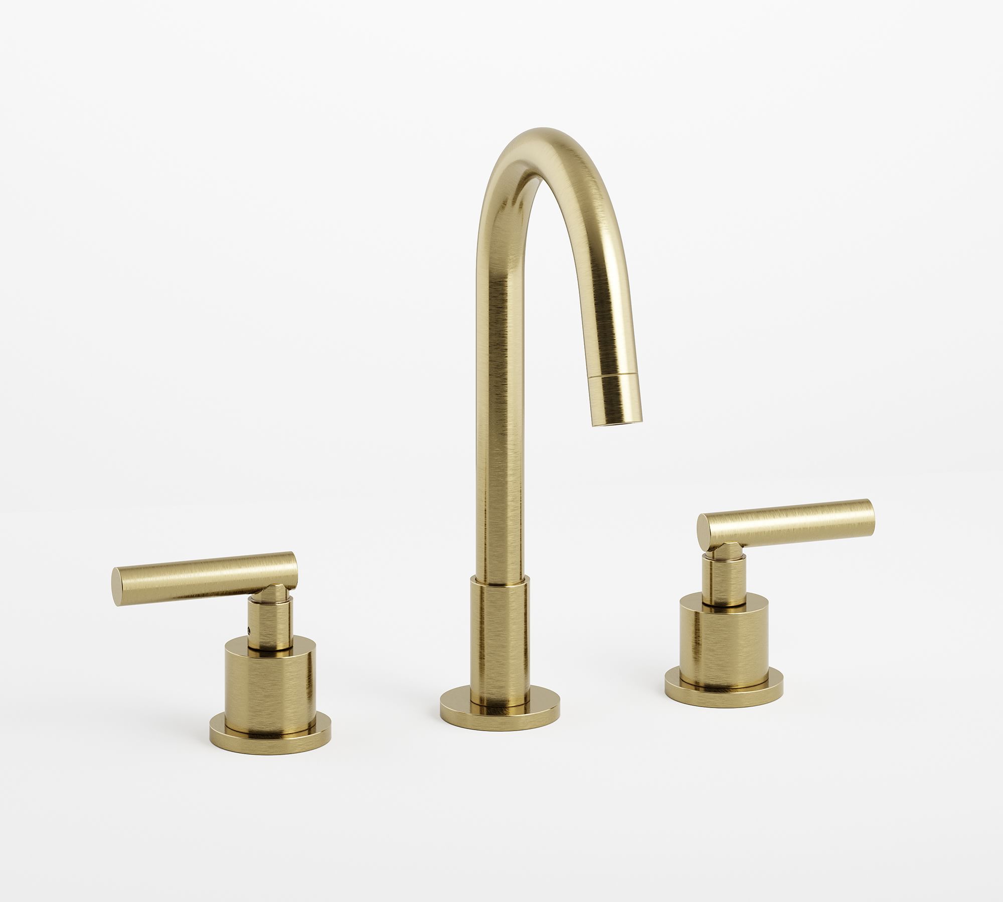 Exton Lever Handle Widespread Bathroom Sink Faucet