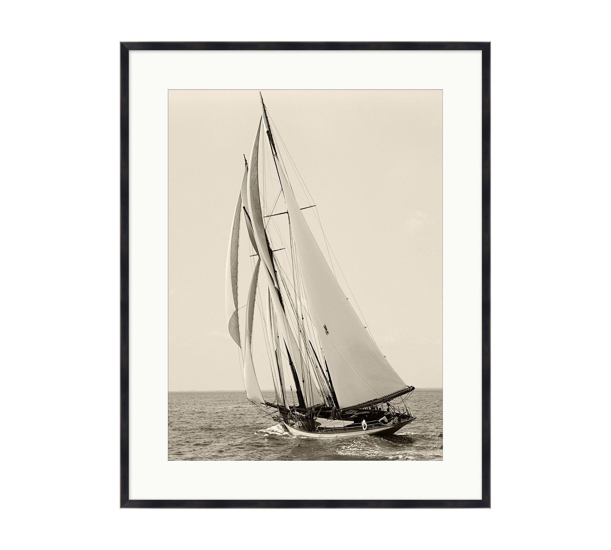 On Open Waters Framed Print