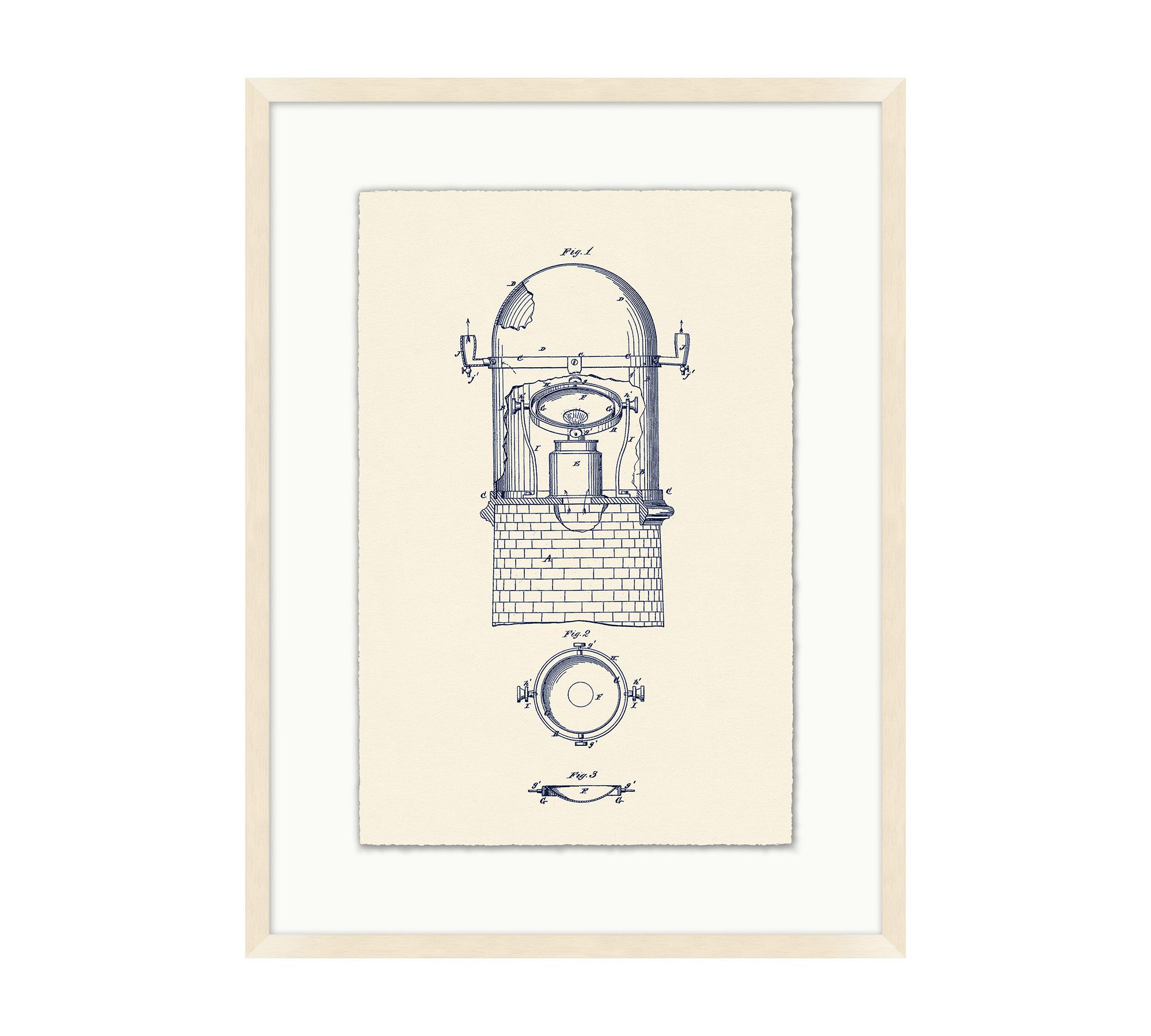 Nautical Diagram Framed Print