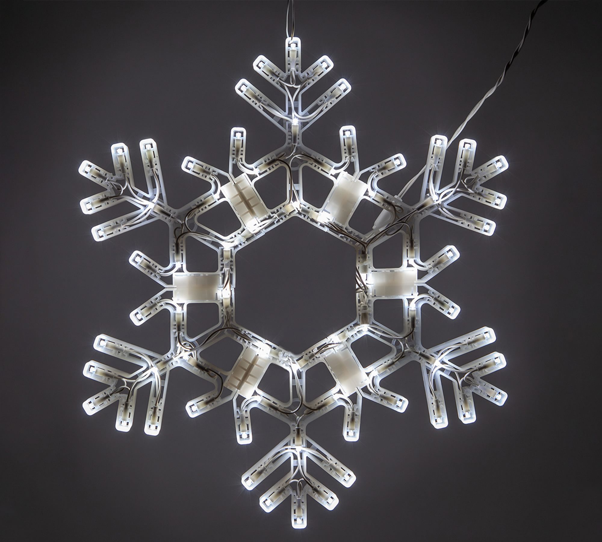 Cool White LED Folding Snowflake