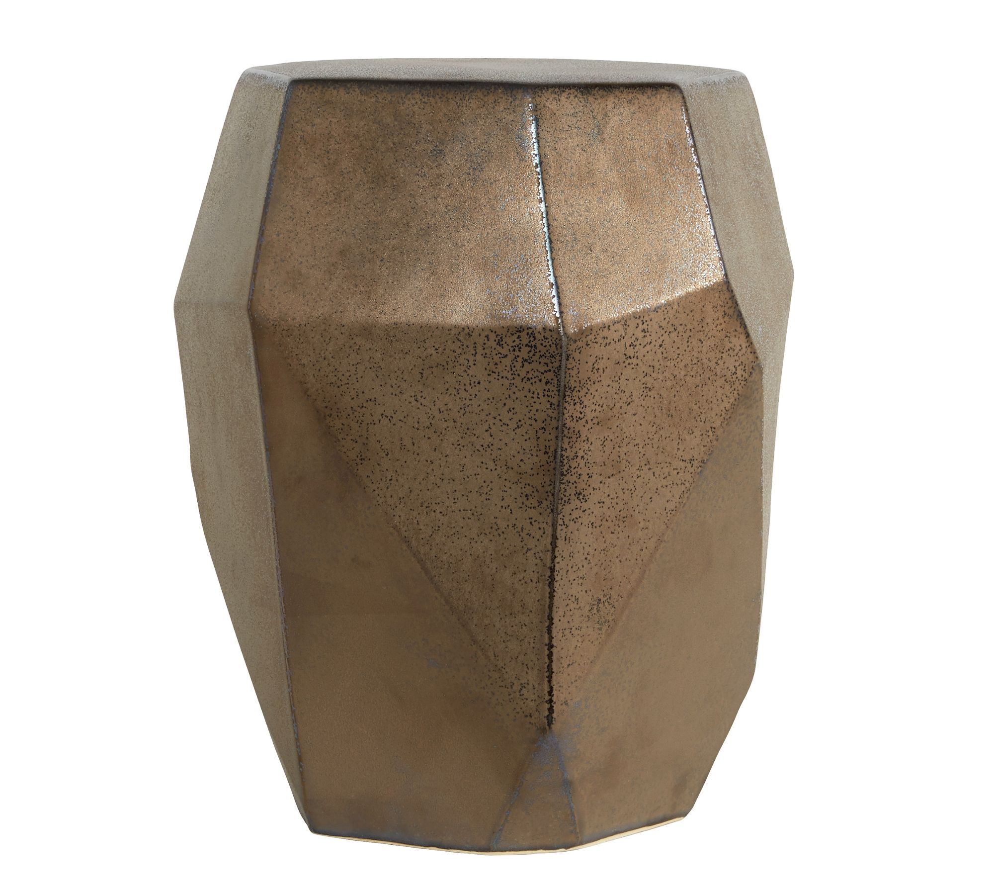 Spade Ceramic Accent Table (15")