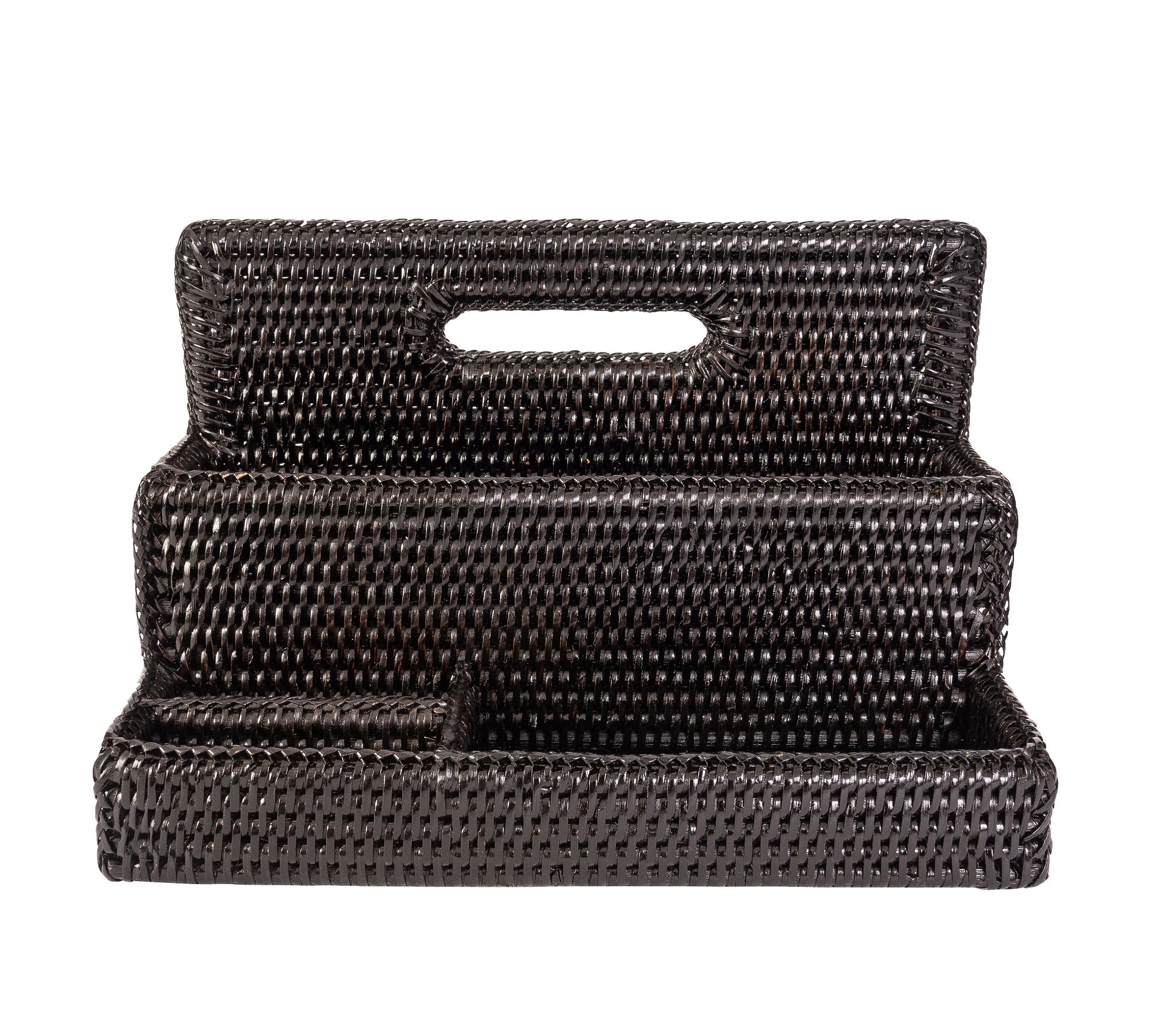 Tava Handwoven Rattan Standing Stationery Sorter