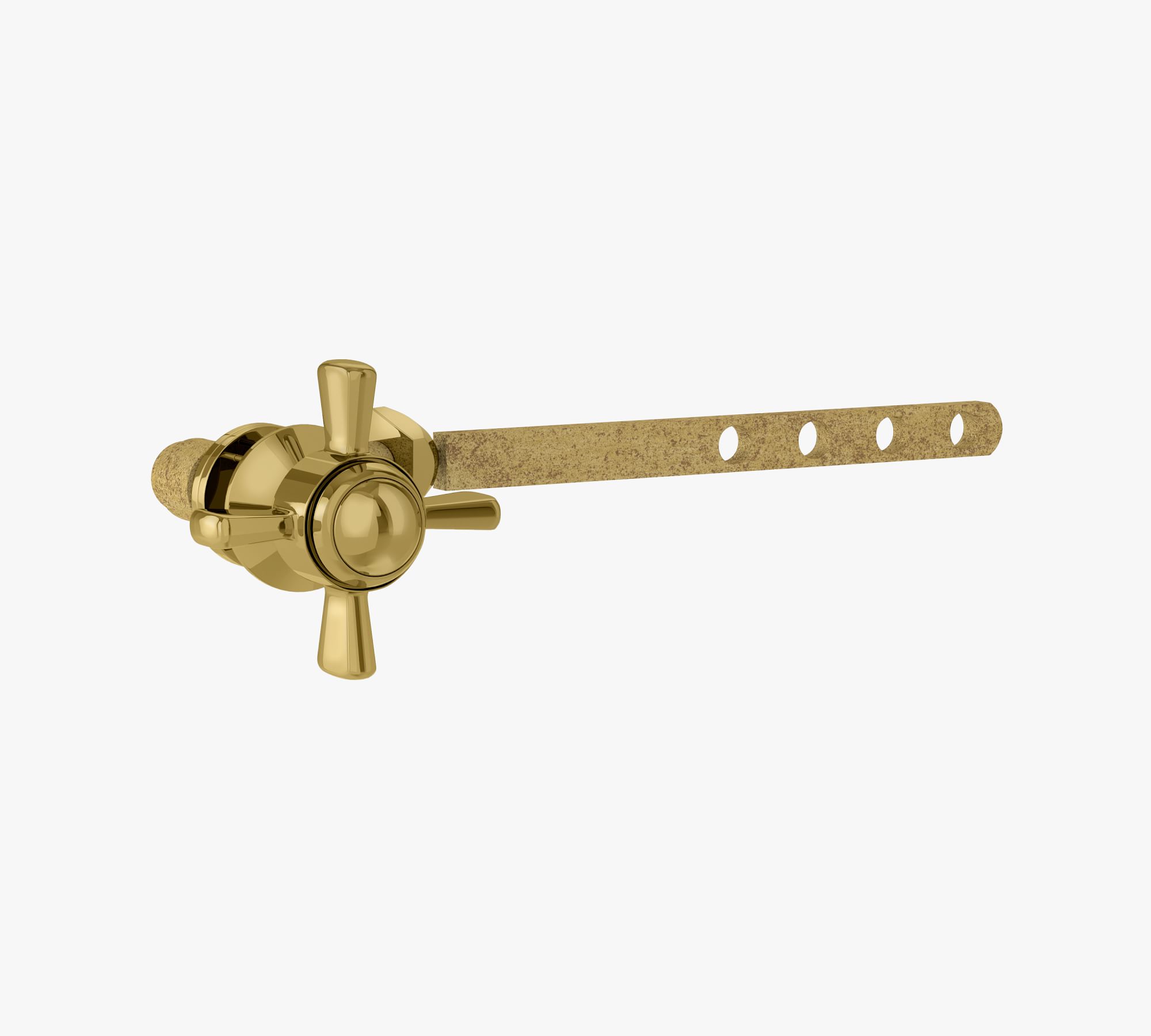 Traditional Cross Handle Toilet Flush Lever