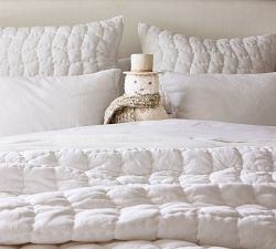 Cozy Cloud Handcrafted Quilt | Pottery Barn
