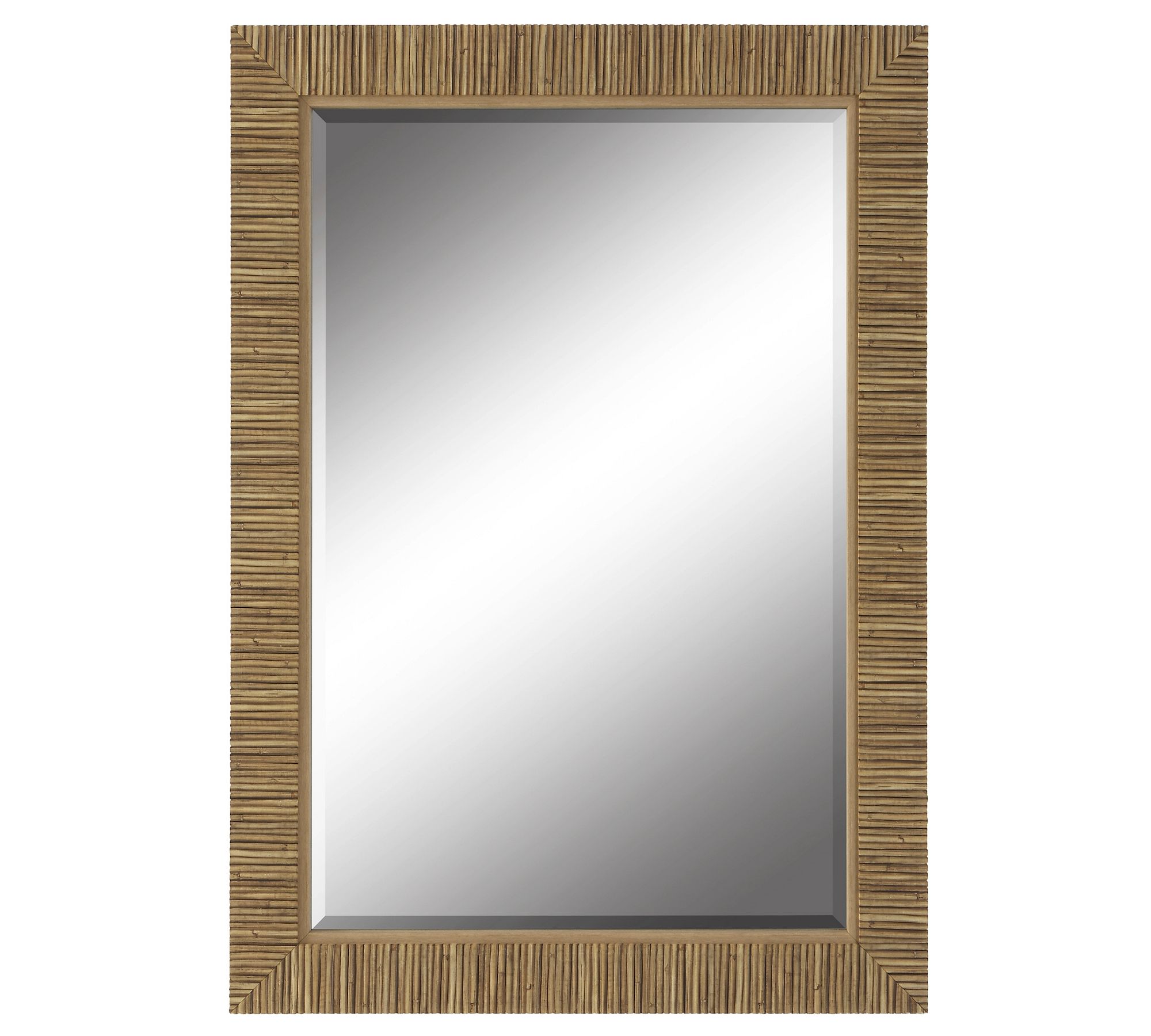 Nantucket Rattan Rectangular Wall Mirror