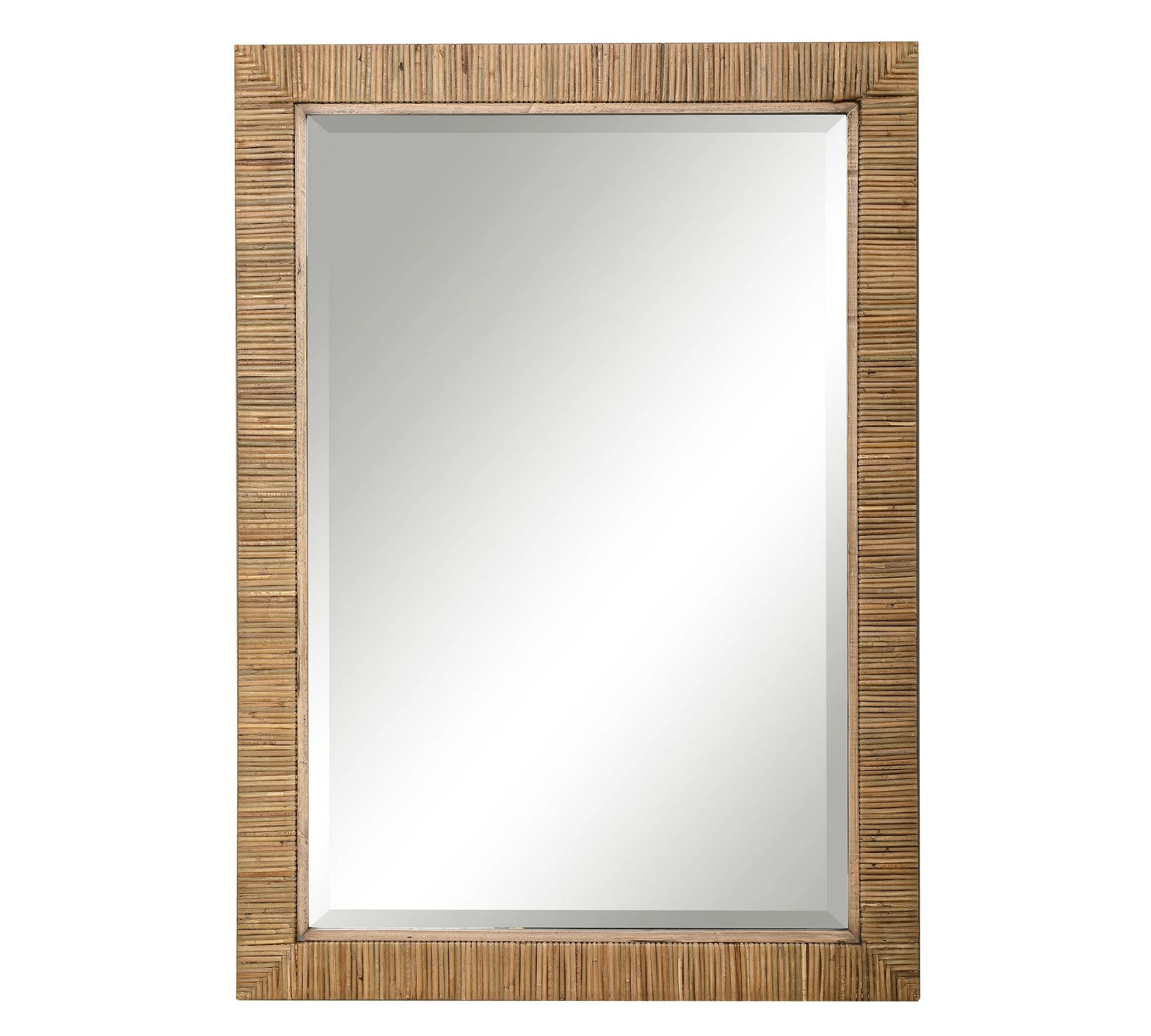 Nantucket Rattan Rectangular Wall Mirror