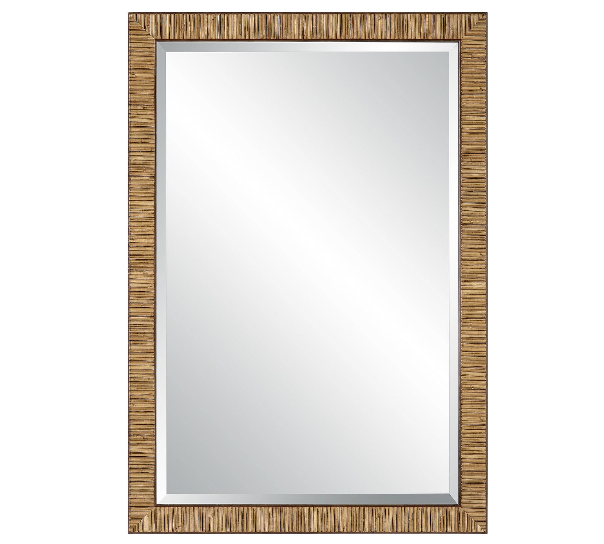 Nantucket Rattan Rectangular Wall Mirror