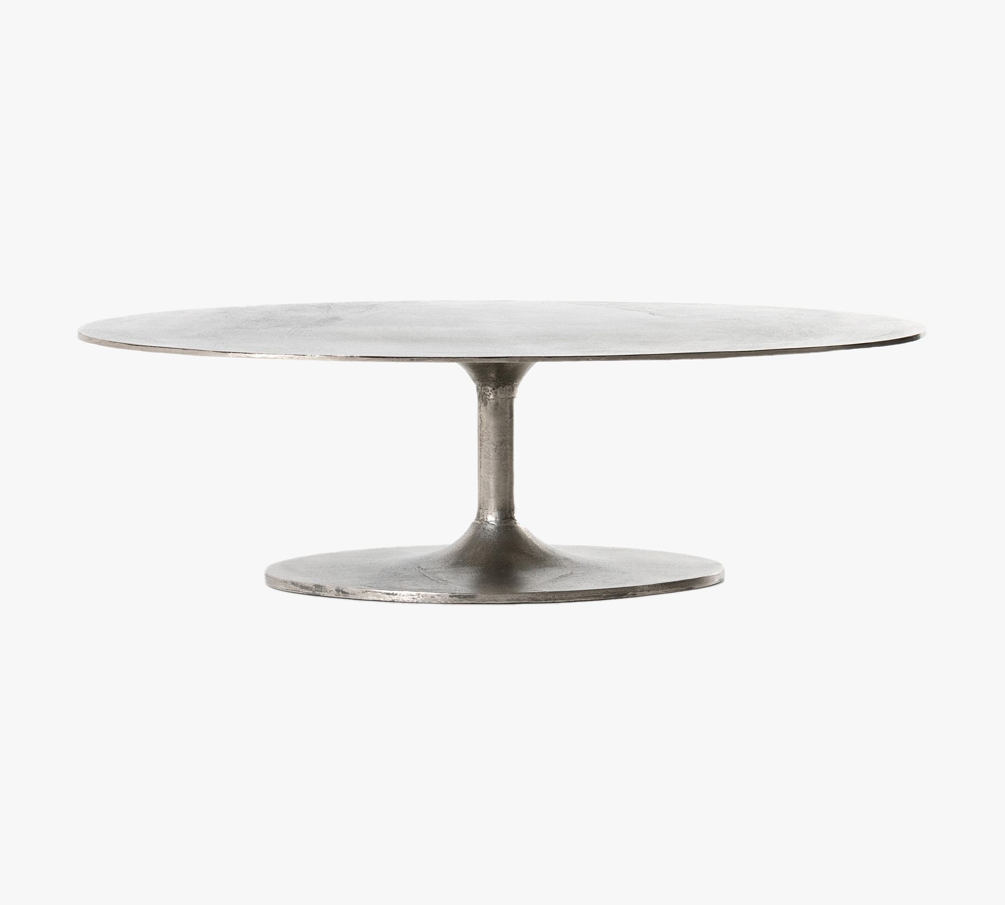 Collier Metal Oval Coffee Table (55")