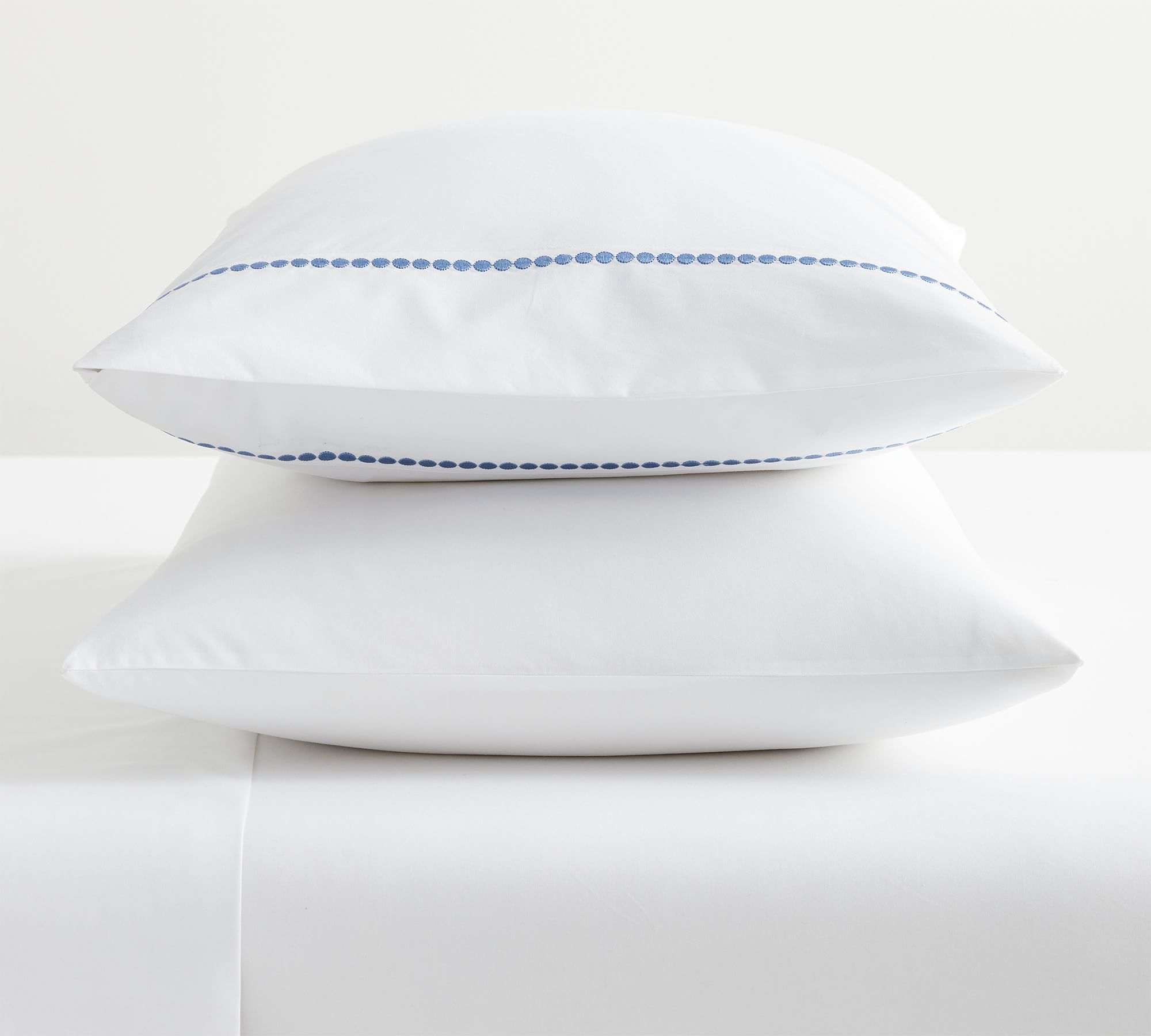 Pearl Organic Percale Pillowcases - Set of 2