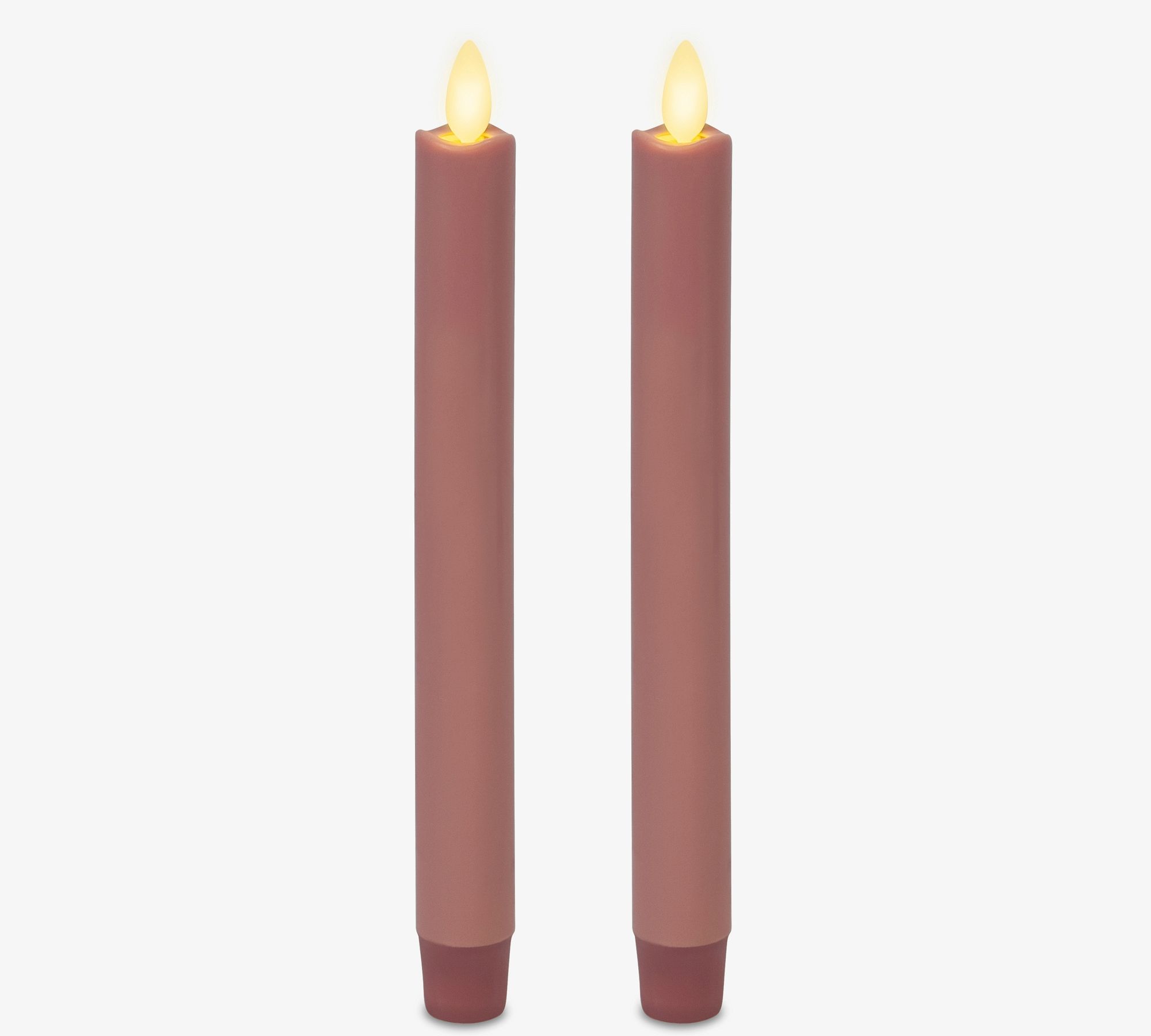 Premium Flickering Flameless Wax Taper Candle