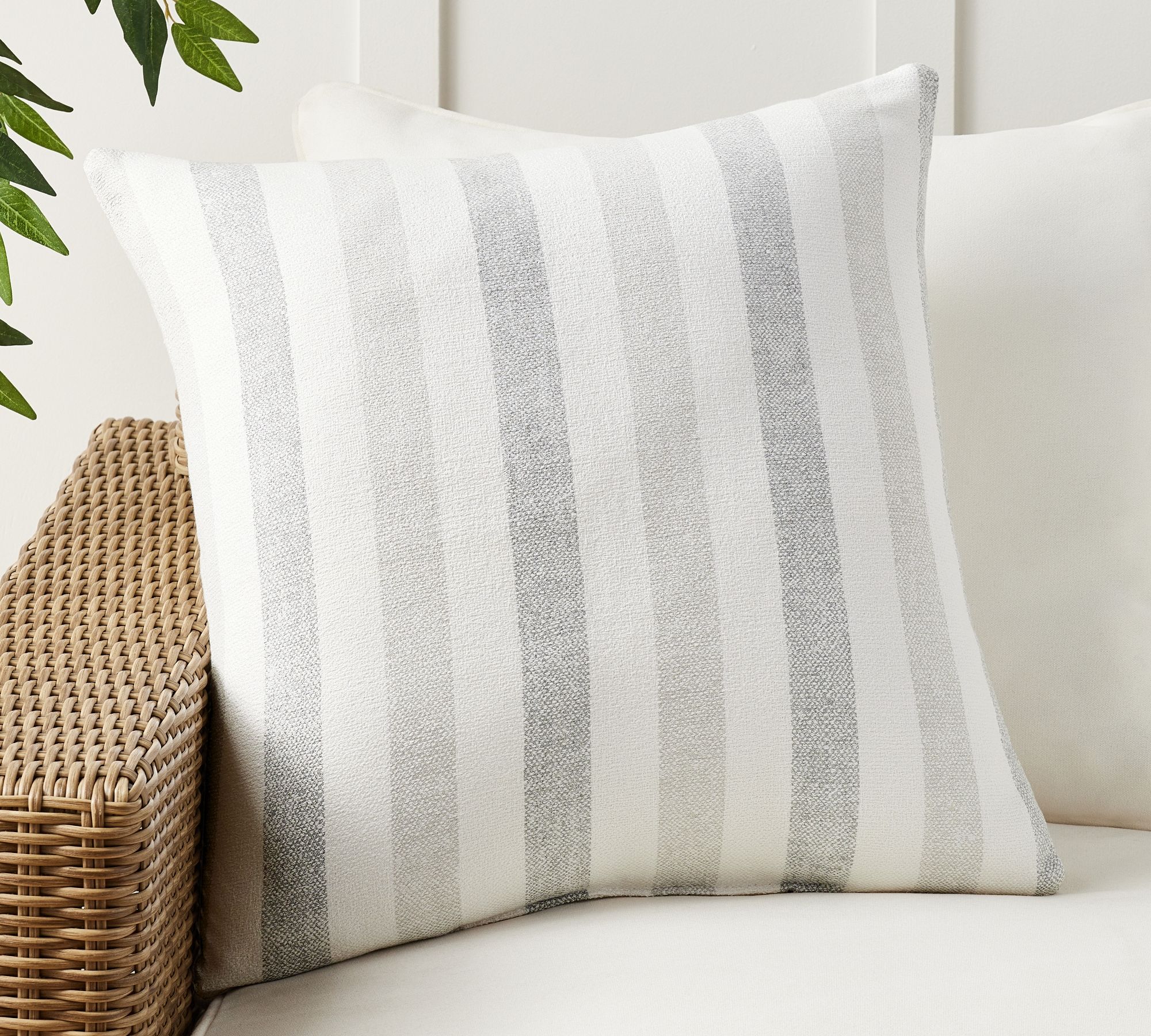 Sunbrella® Rue Multi Stripe Outdoor Pillow