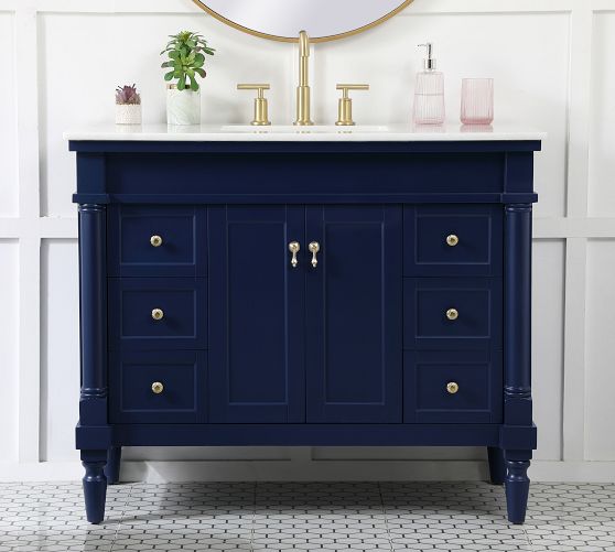 Marino 42-48" Single Sink Vanity | Pottery Barn