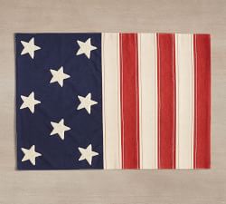 American Flag Cotton Placemats - Set of 4