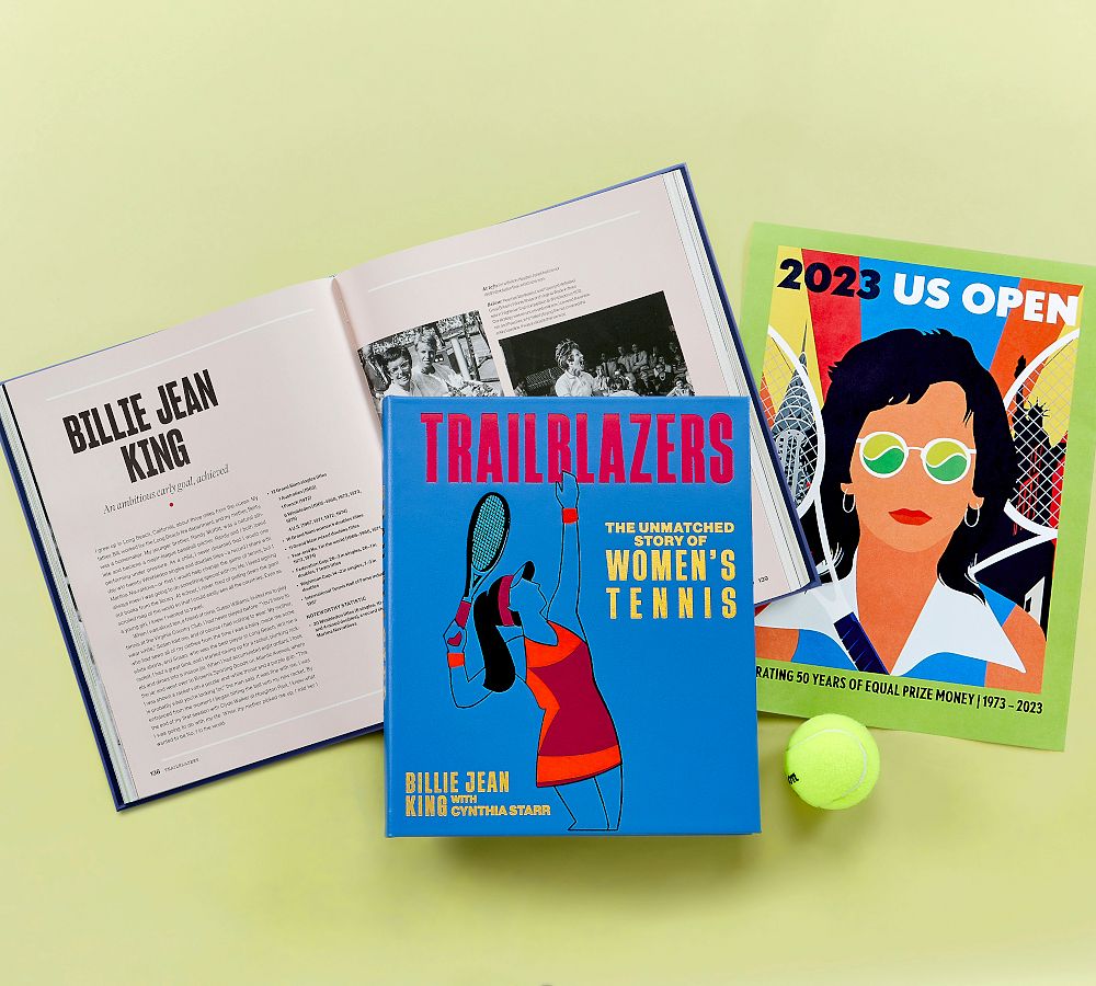 Trailblazers The Unmatched Story of Women's Tennis LeatherBound Book