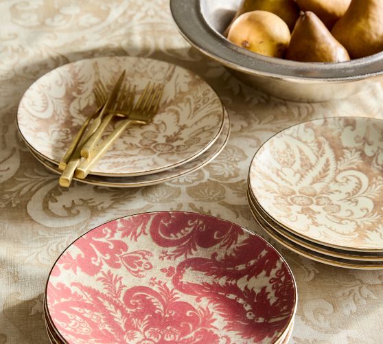 Pottery barn plate set best sale