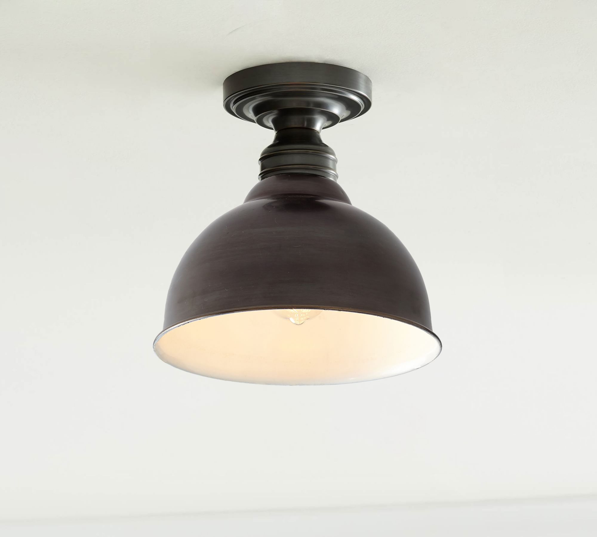 Metal Bell Flush Mount (13")