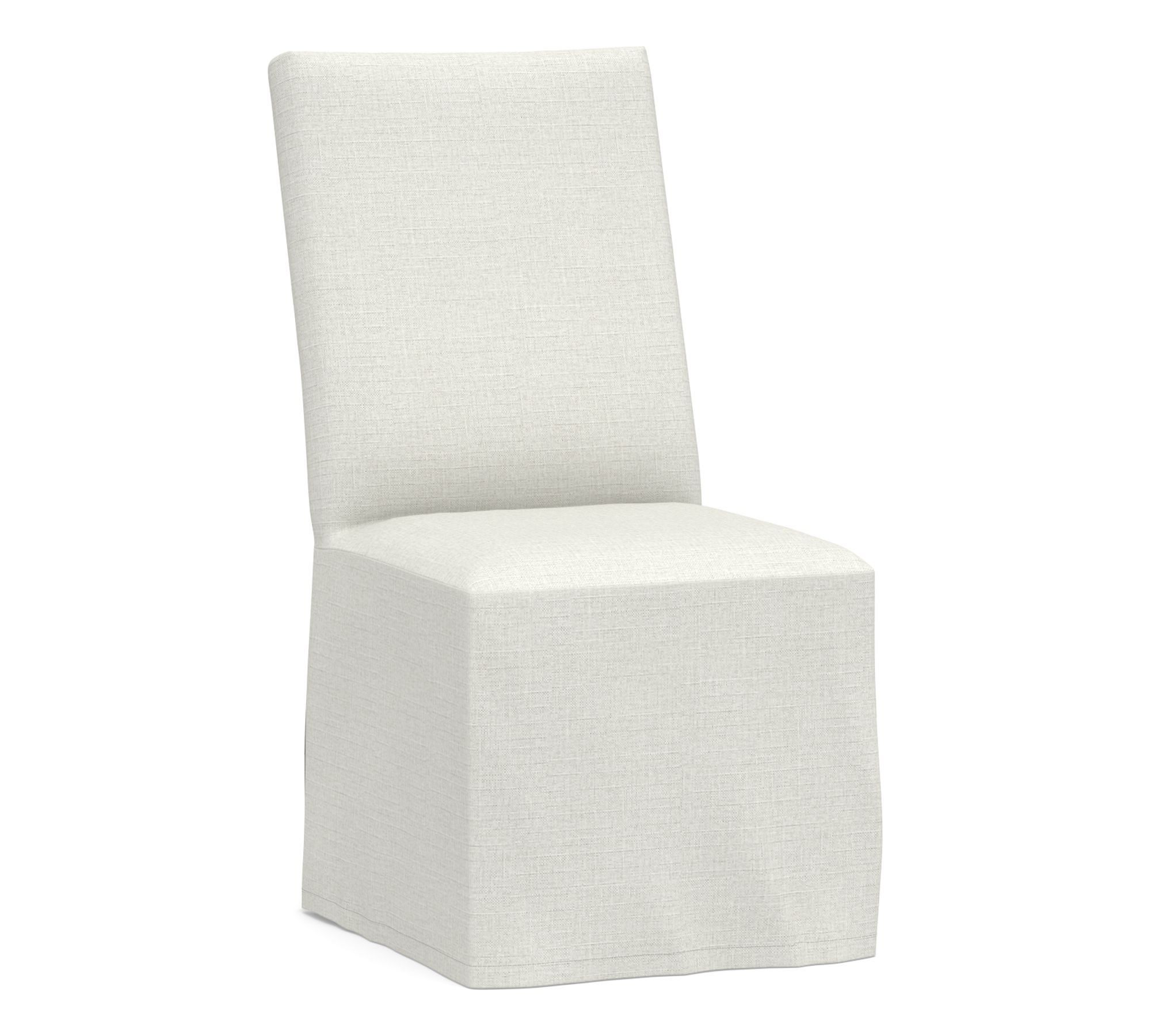 Open Box: PB Comfort Square Dining Side Chair Replacement Slipcovers