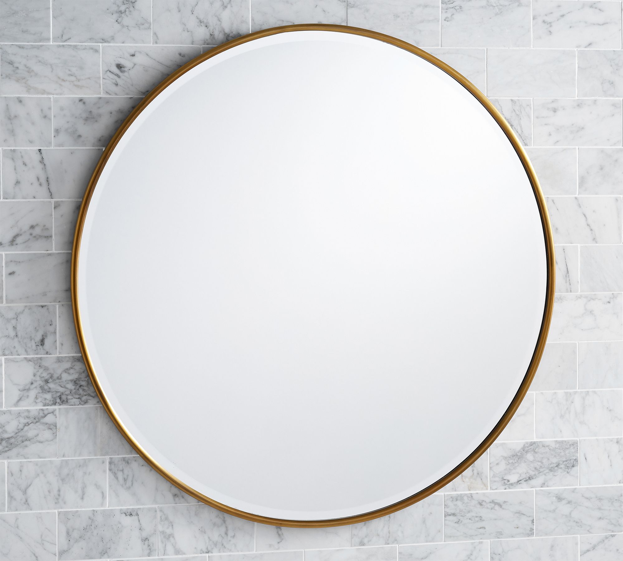 Vintage Round Mirror