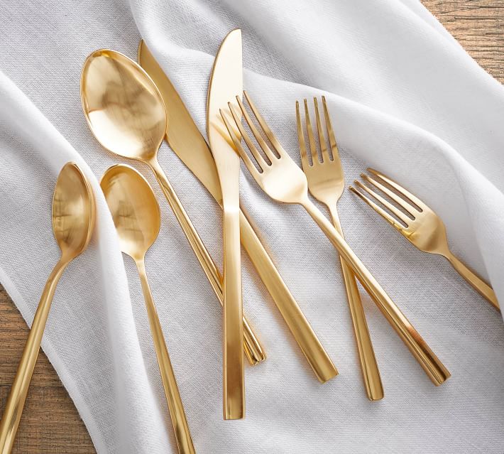 Pottery Barn Gold newest Flatware