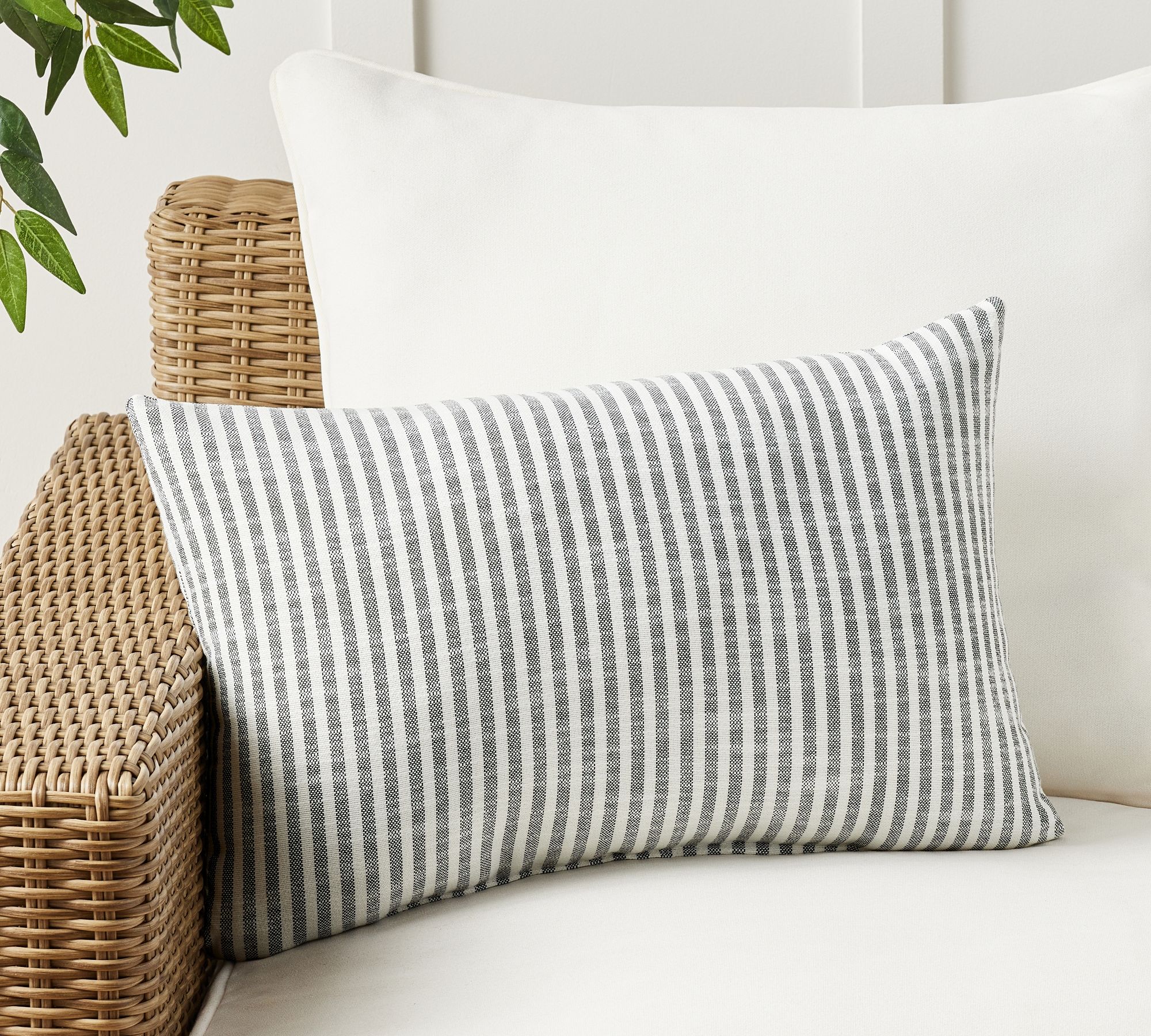 Open Box:Performance Petite Striped Outdoor Pillow