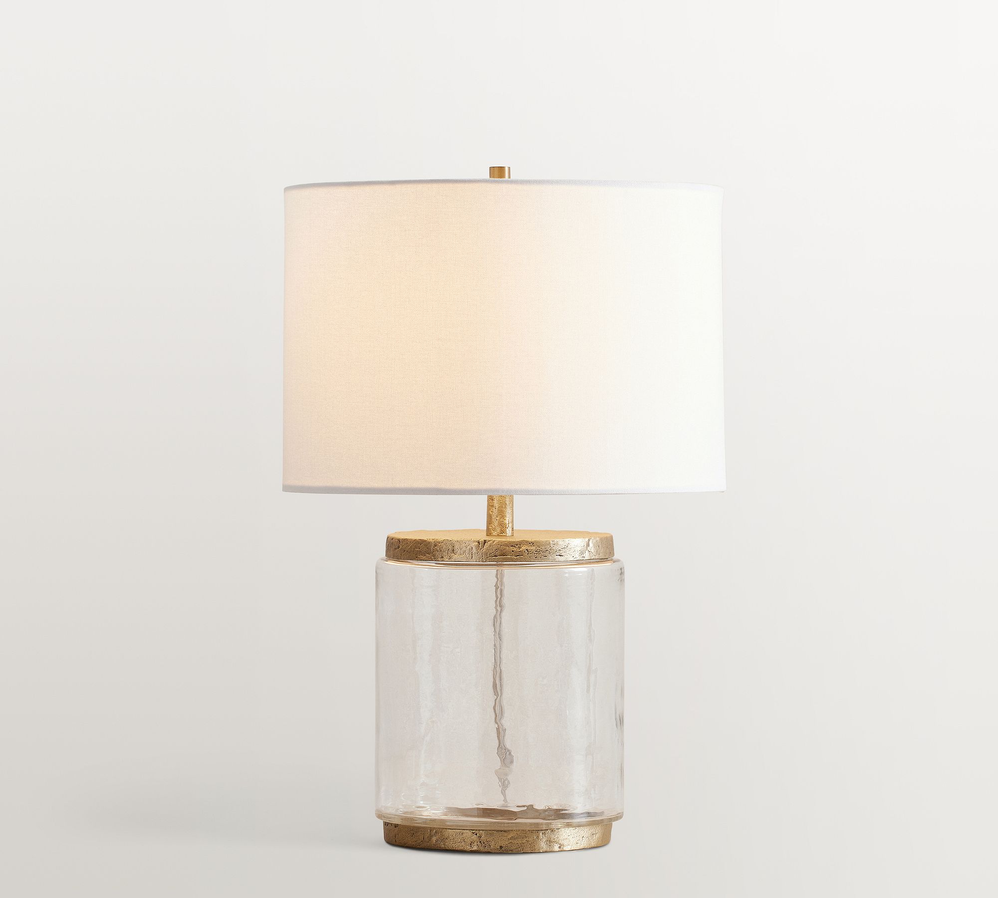 Dalton Recycled Glass Table Lamp (20"-25")