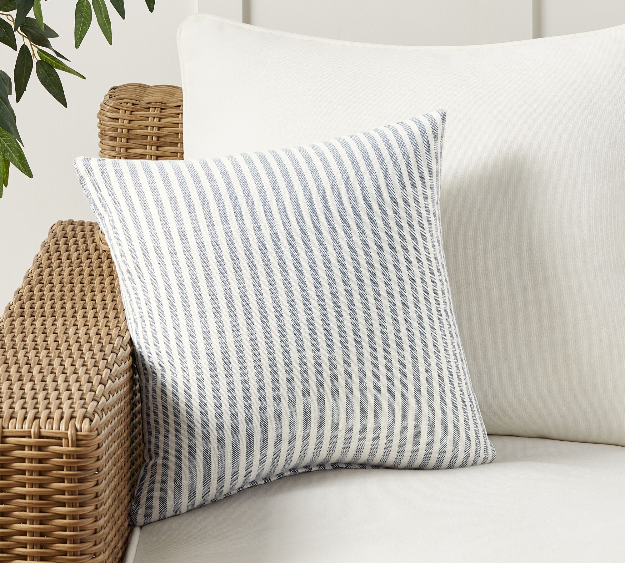 Performance Petite Striped Outdoor Pillow