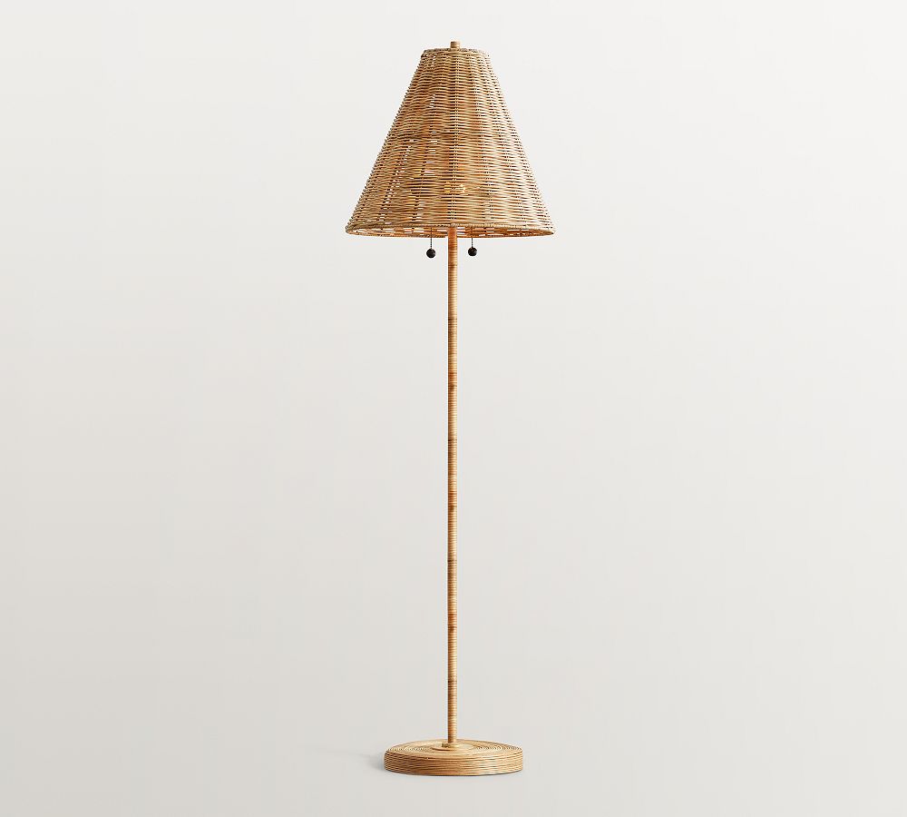 Marion Woven Floor Lamp (60&quot;)