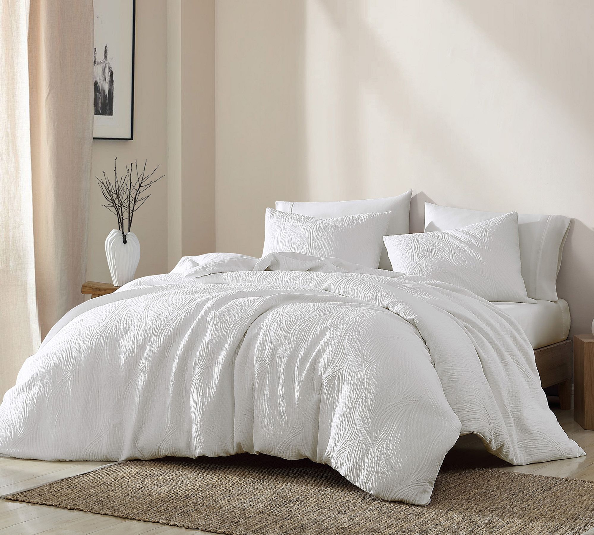 Tristan 3-Piece Cotton Comforter & Shams Set