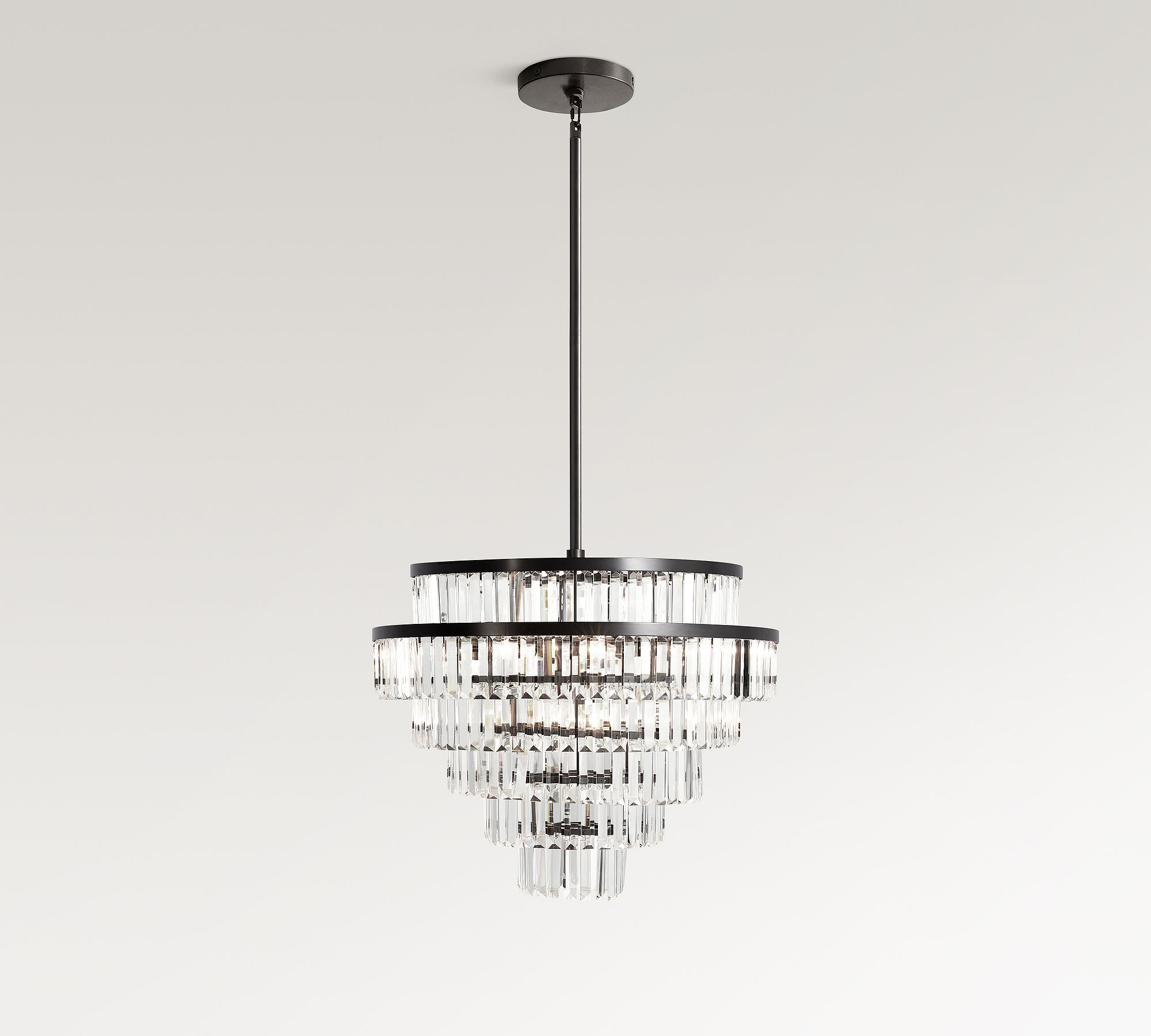 Gemma Crystal Round Chandelier (19"-26")