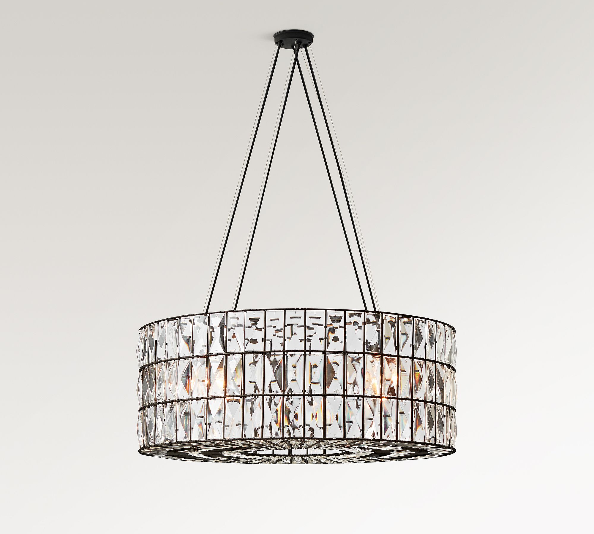 Adeline Crystal Round Chandelier (20"-27")