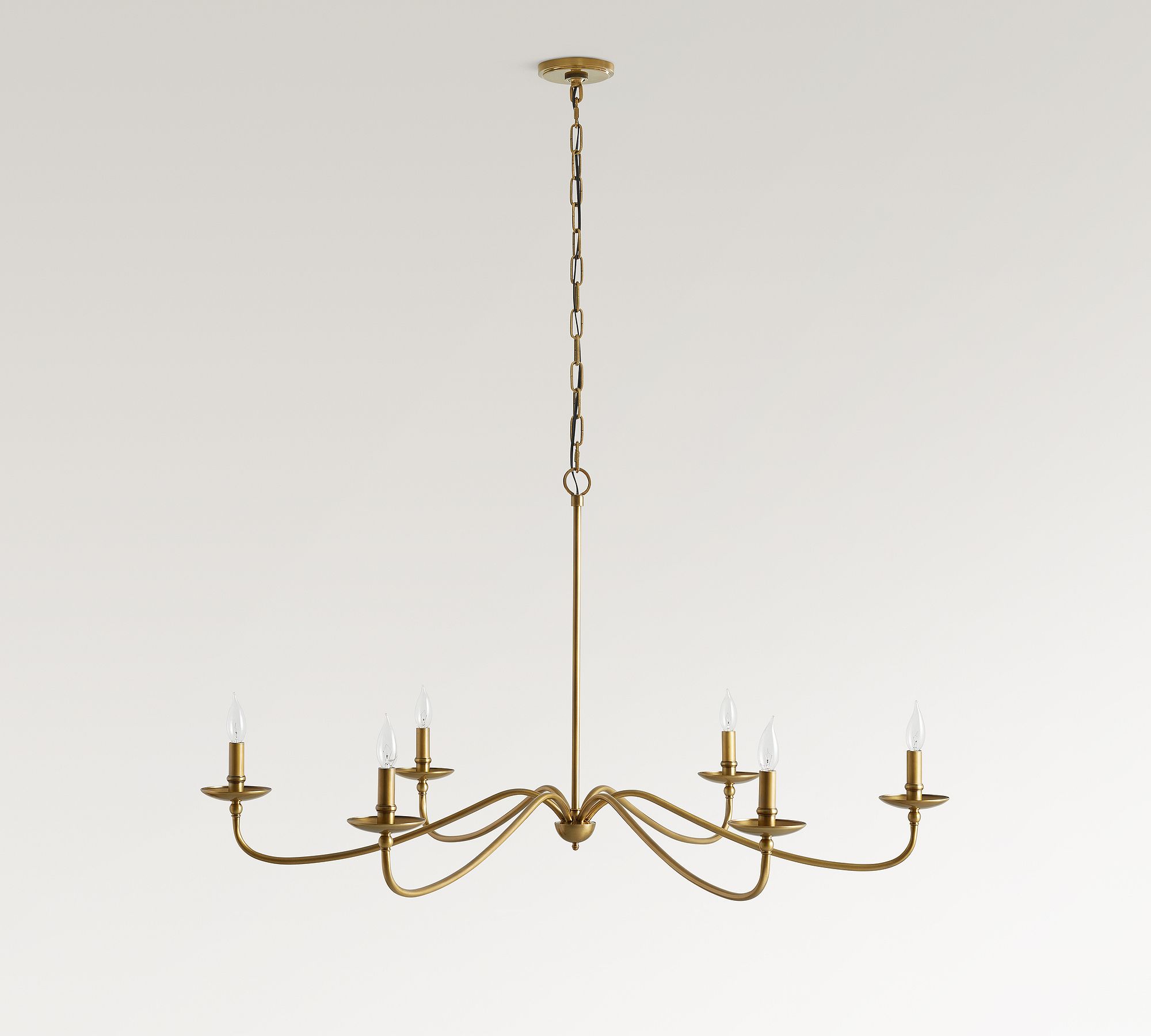 Lucca Iron Chandelier (38"-50")