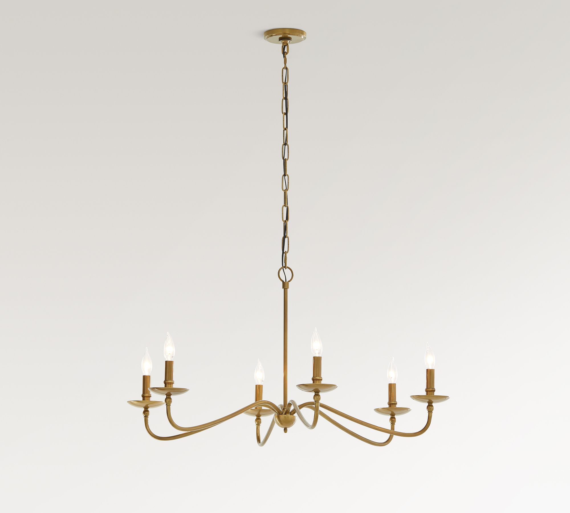 Lucca Iron Chandelier (38"-50")