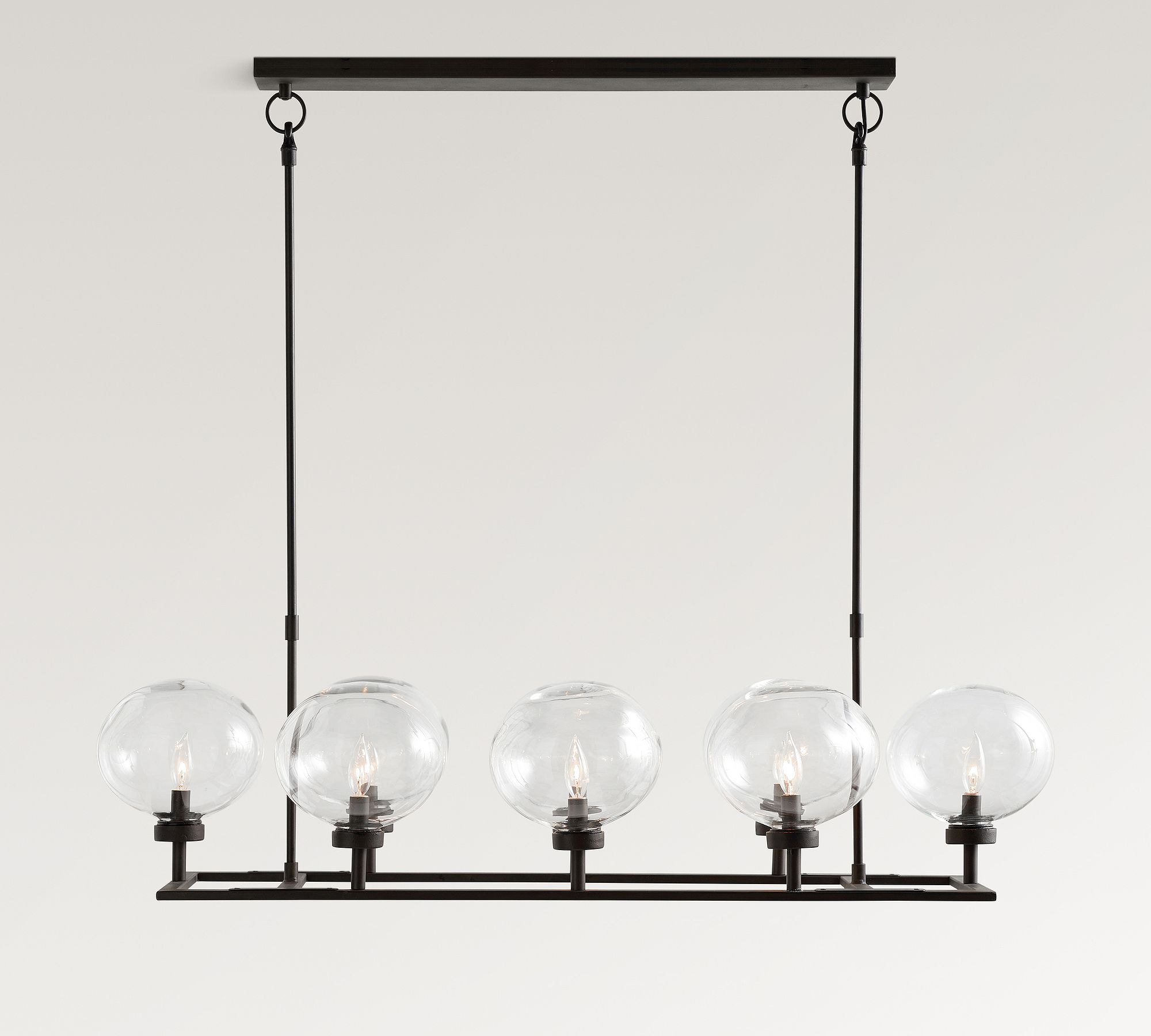 Maisie Glass Globe Chandelier (53")