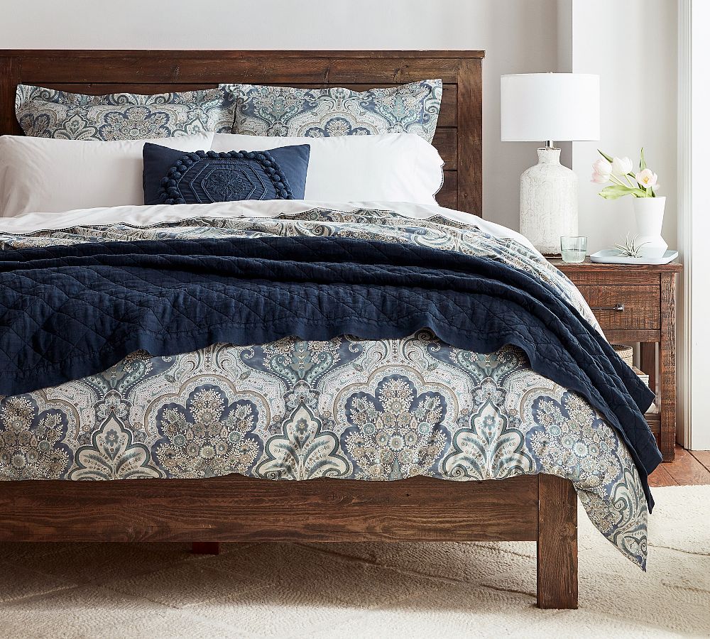 Jordana Paisley Percale Duvet Cover