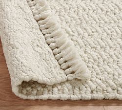 Perry Performance Textured Rug | Pottery Barn