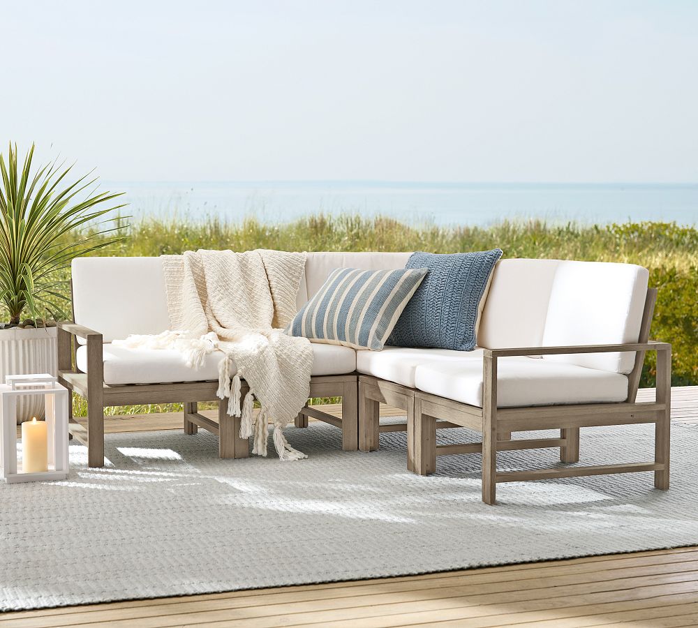 Indio Eucalyptus 5-Piece Outdoor Sectional (78&quot;)